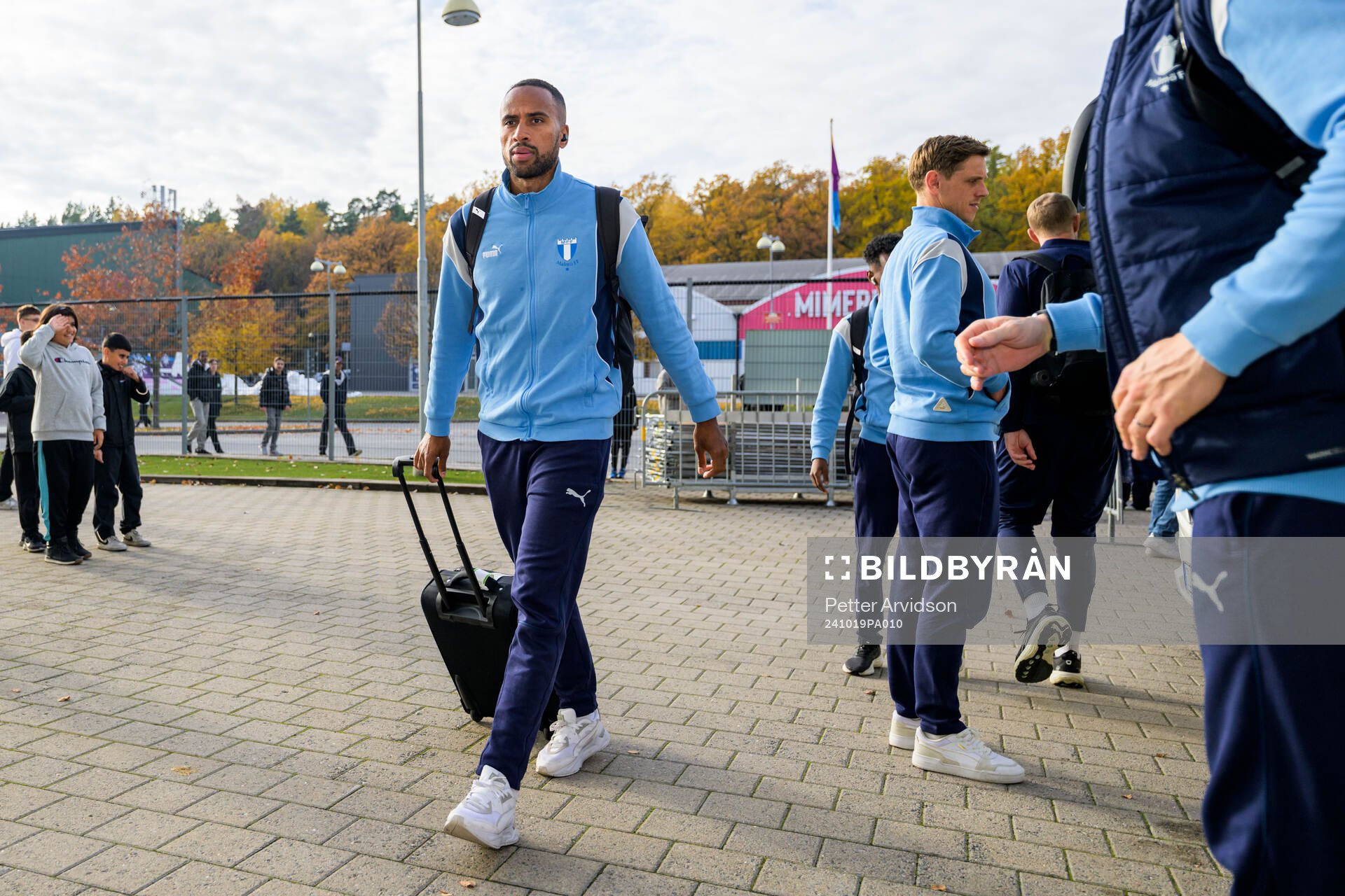 Malmö FFs Isaac Kiese Thelin anländer