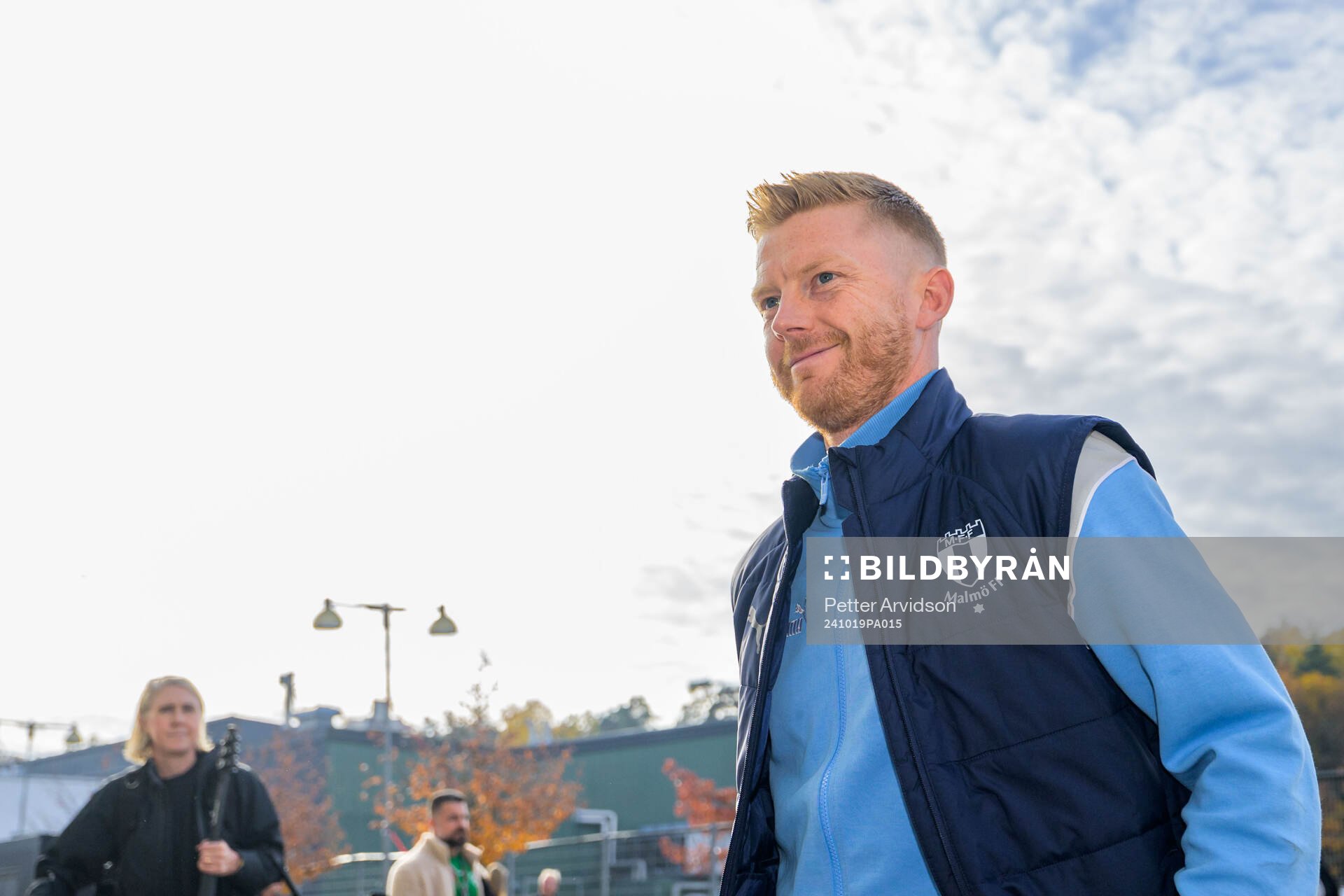 Malmö FFs Anders Christiansen anländer