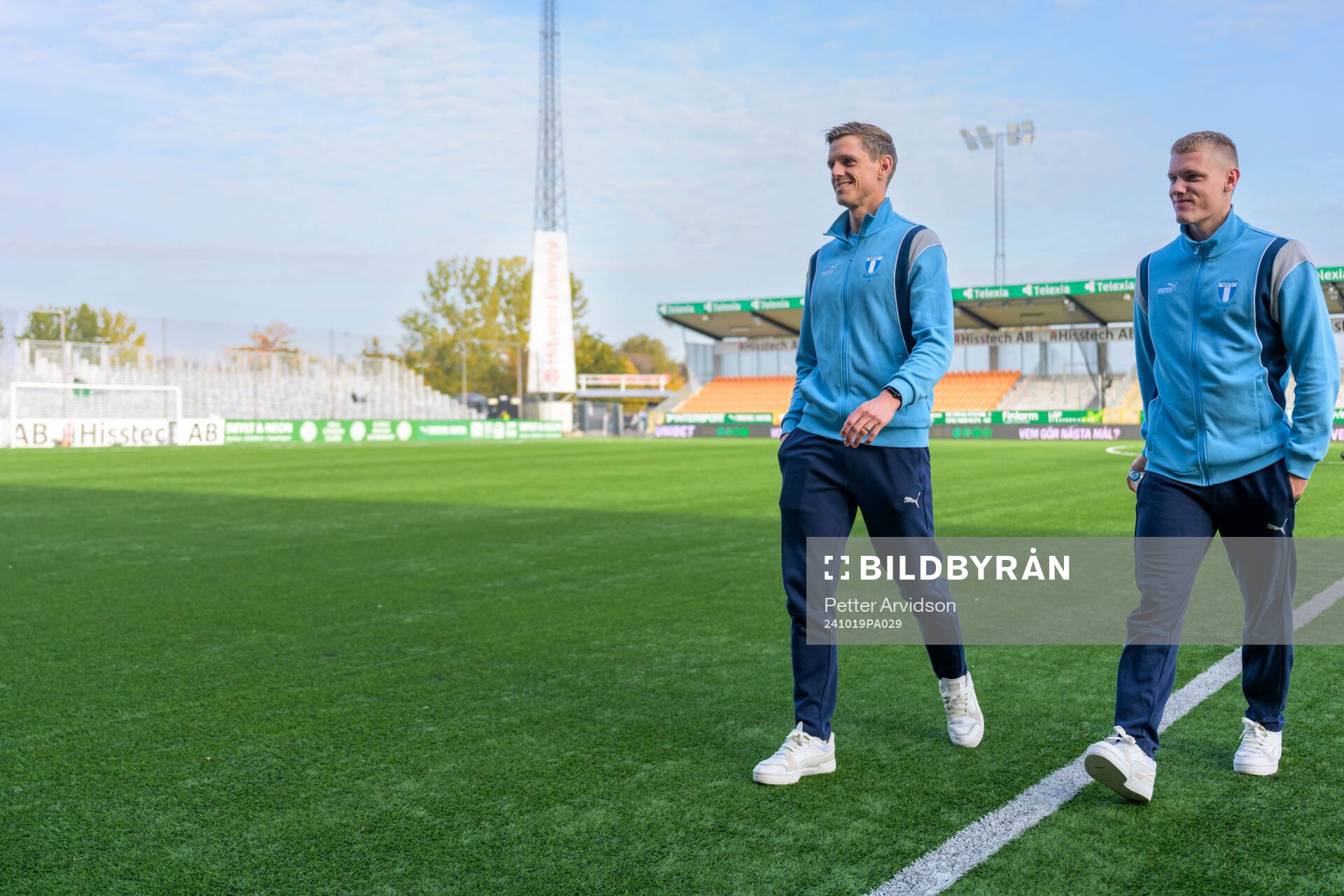 Malmö FFs Søren Rieks och Sebastian Jörgensen