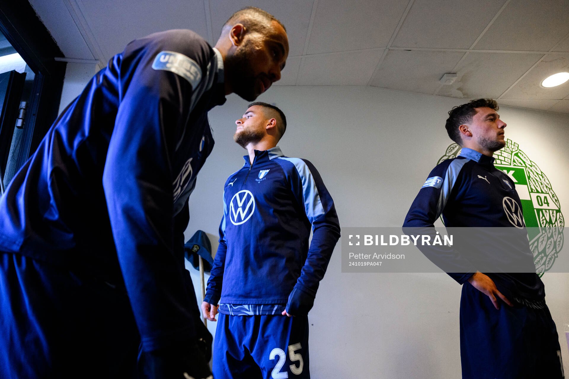 Malmö FFs Isaac Kiese Thelin, Gabriel Busanello och Colin
