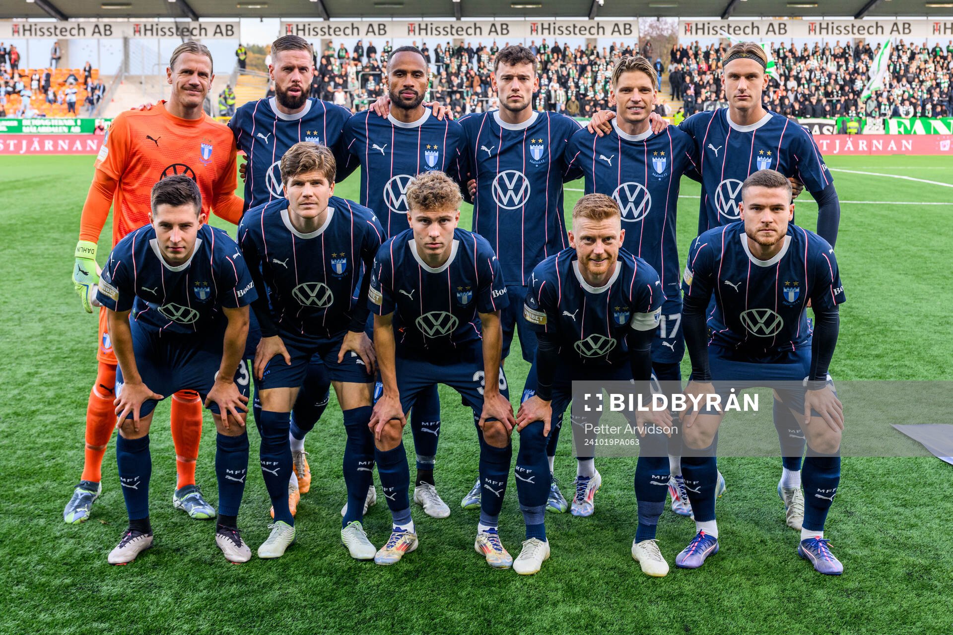 Malmö FFs målvakt Johan Dahlin, Pontus Jansson, Isaac