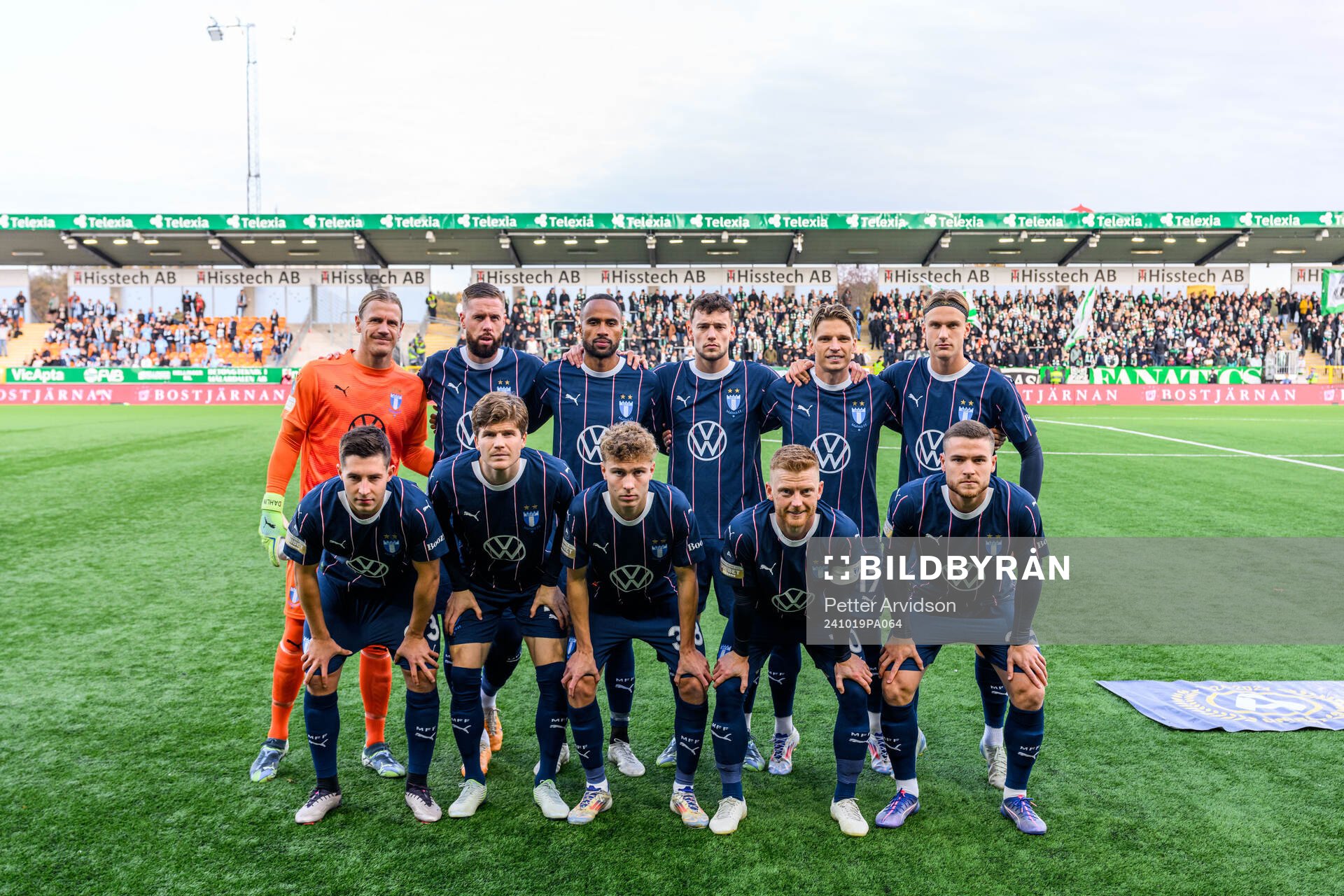 Malmö FFs målvakt Johan Dahlin, Pontus Jansson, Isaac