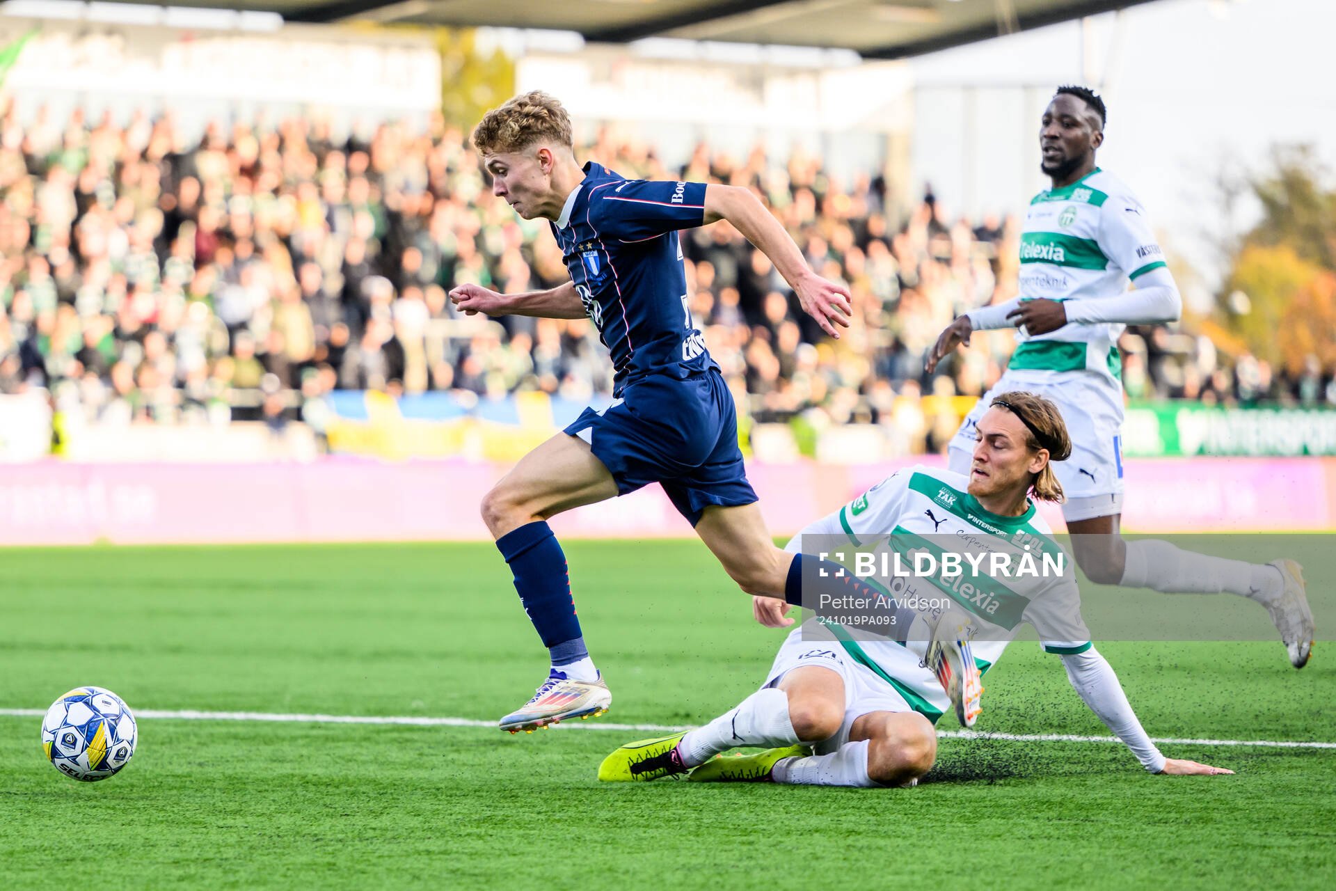 Malmö FFs Hugo Bolin och Västerås Gustav Granath