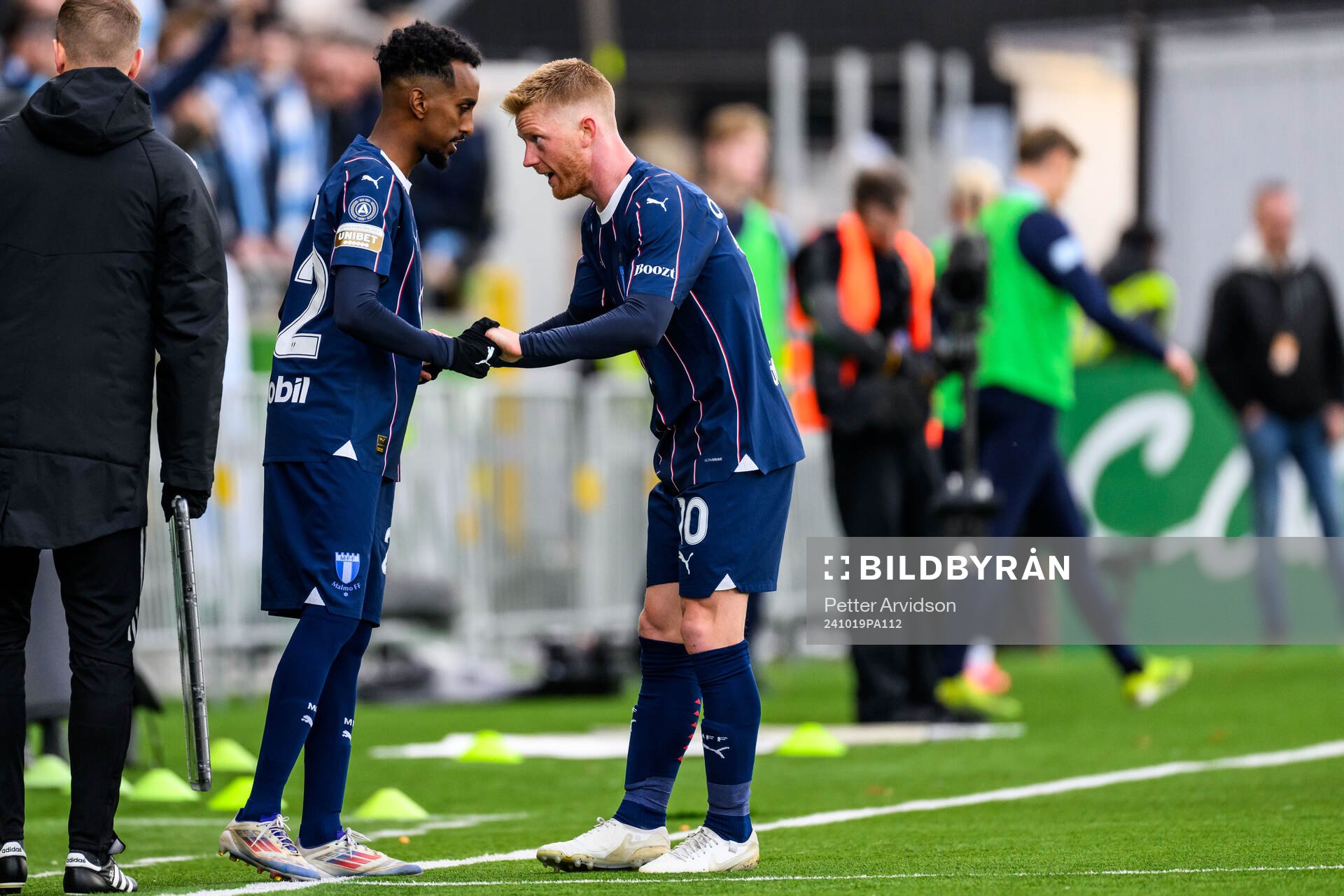 Malmö FFs Taha Ali och Anders Christiansen
