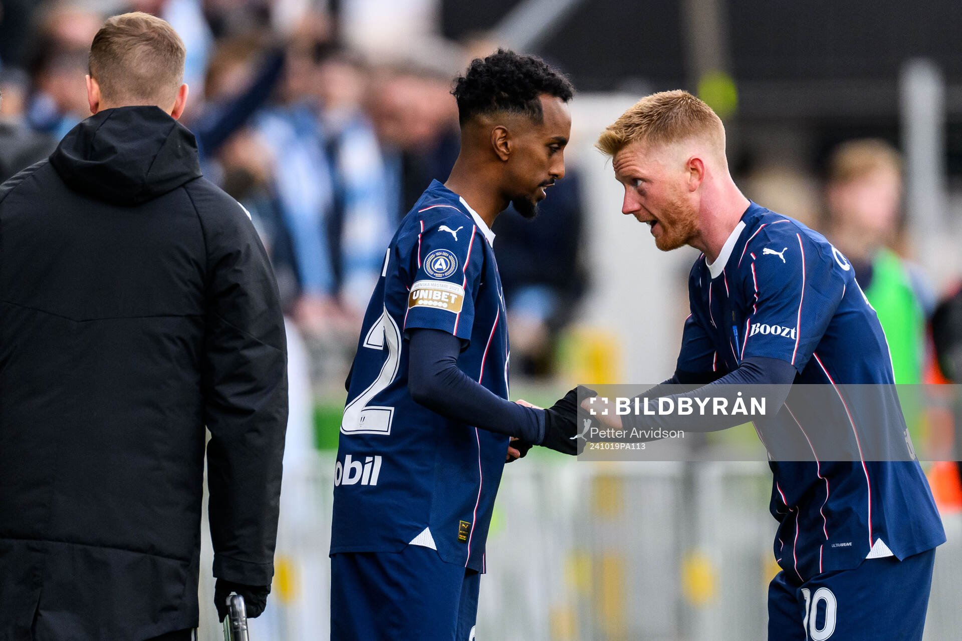Malmö FFs Taha Ali och Anders Christiansen