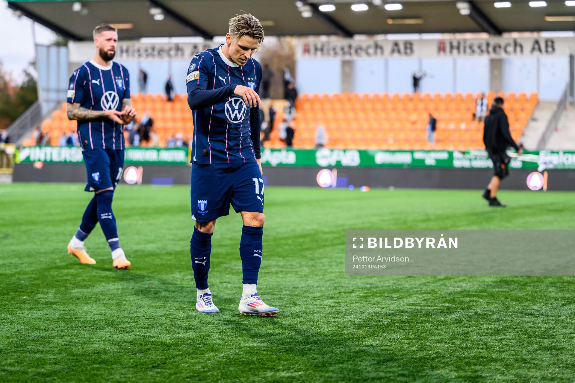 Malmö FFs Jens Stryger Larsen och Søren Rieks deppar