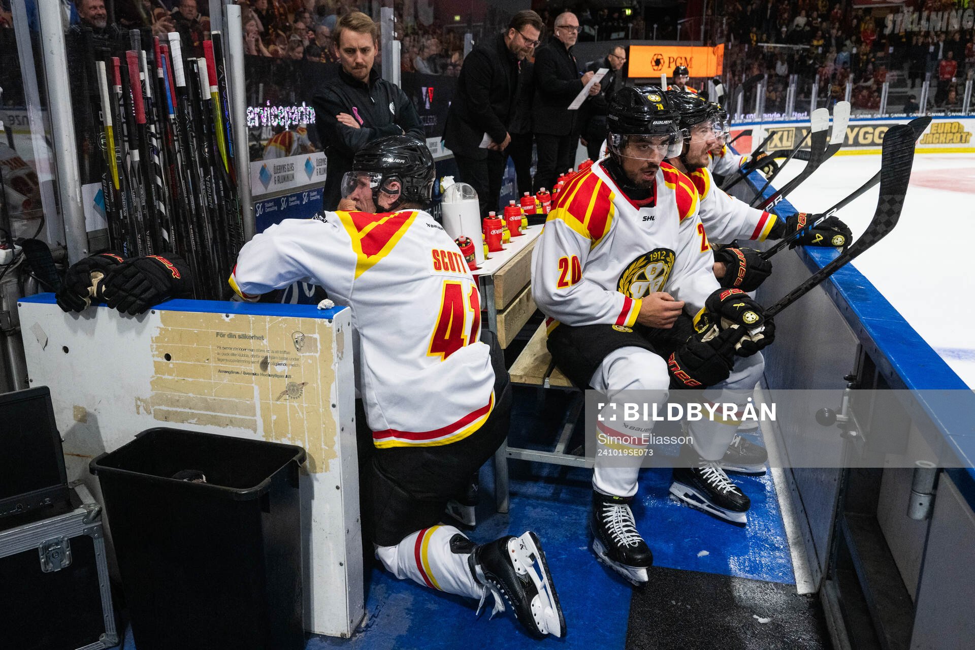 Brynäs Greg Scott har ont