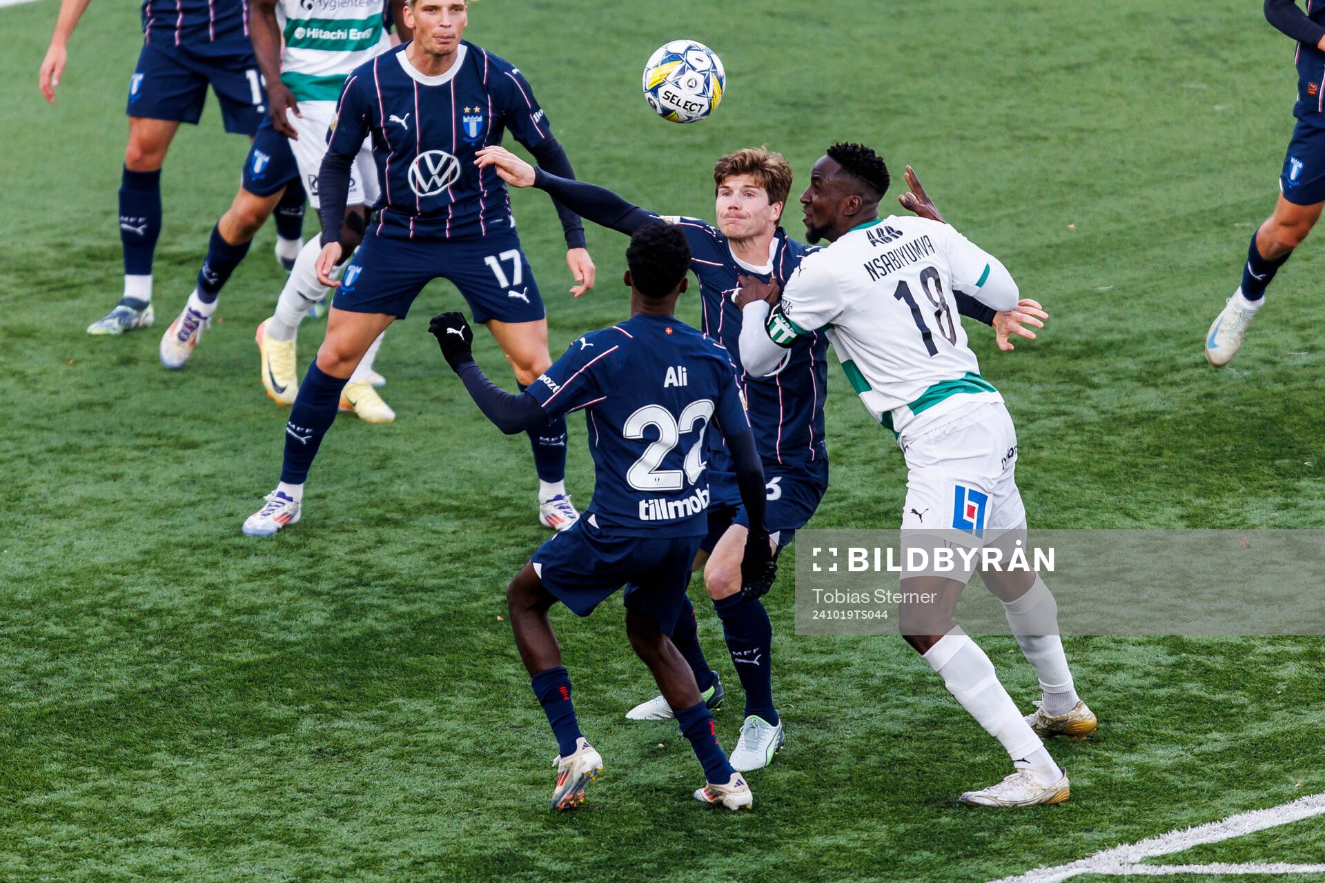 Malmö FFs Taha Ali och Oliver Berg