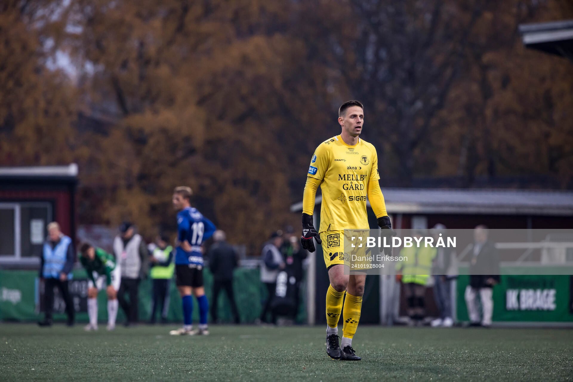Trelleborgs målvakt Andreas Larsen deppar