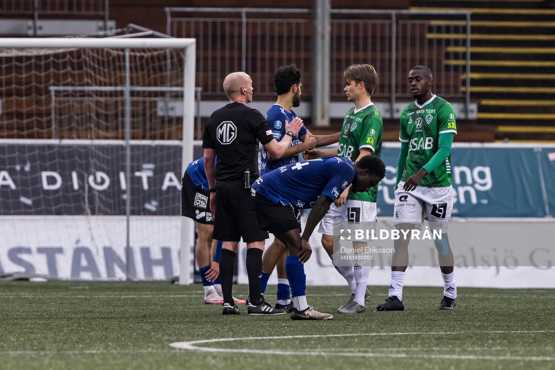 Trelleborgs Samuel Asoma deppar