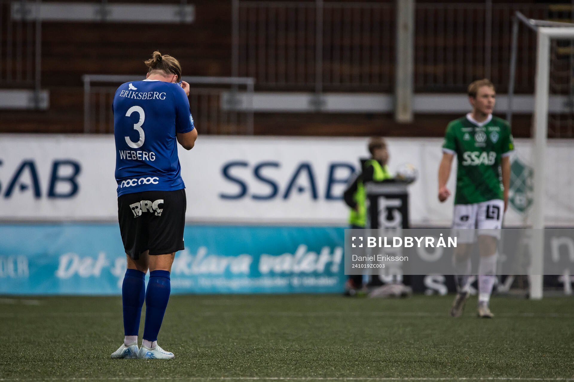 Trelleborgs Charlie Weberg deppar