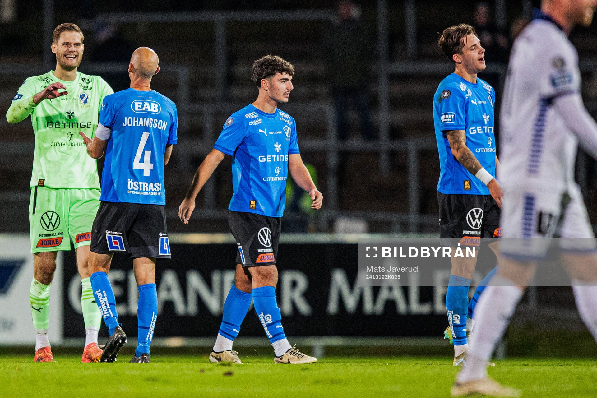 Halmstads spelare jublar