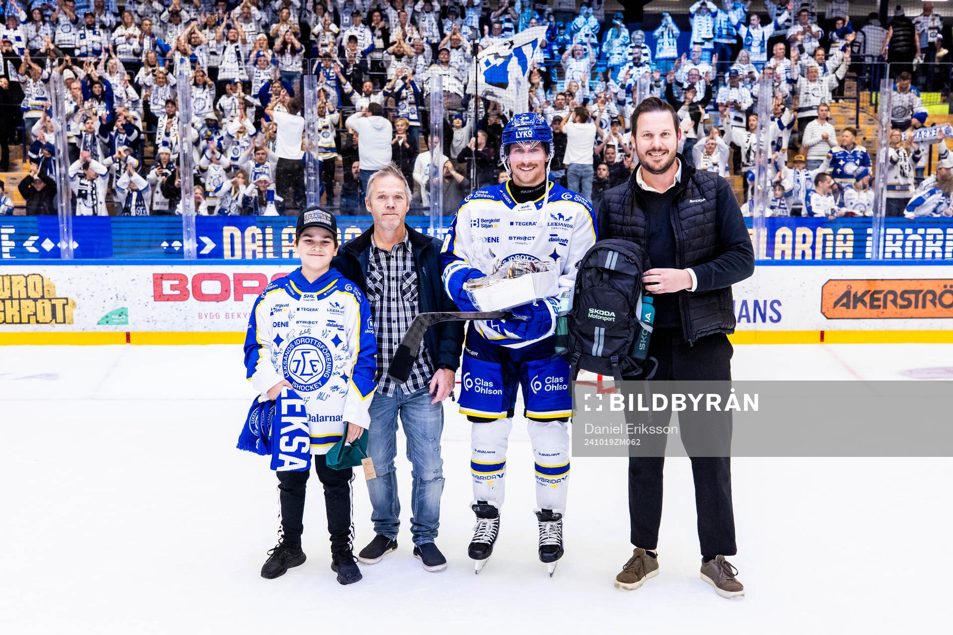 Leksands Justin Glenn Kloos utsedd till matchens lirare