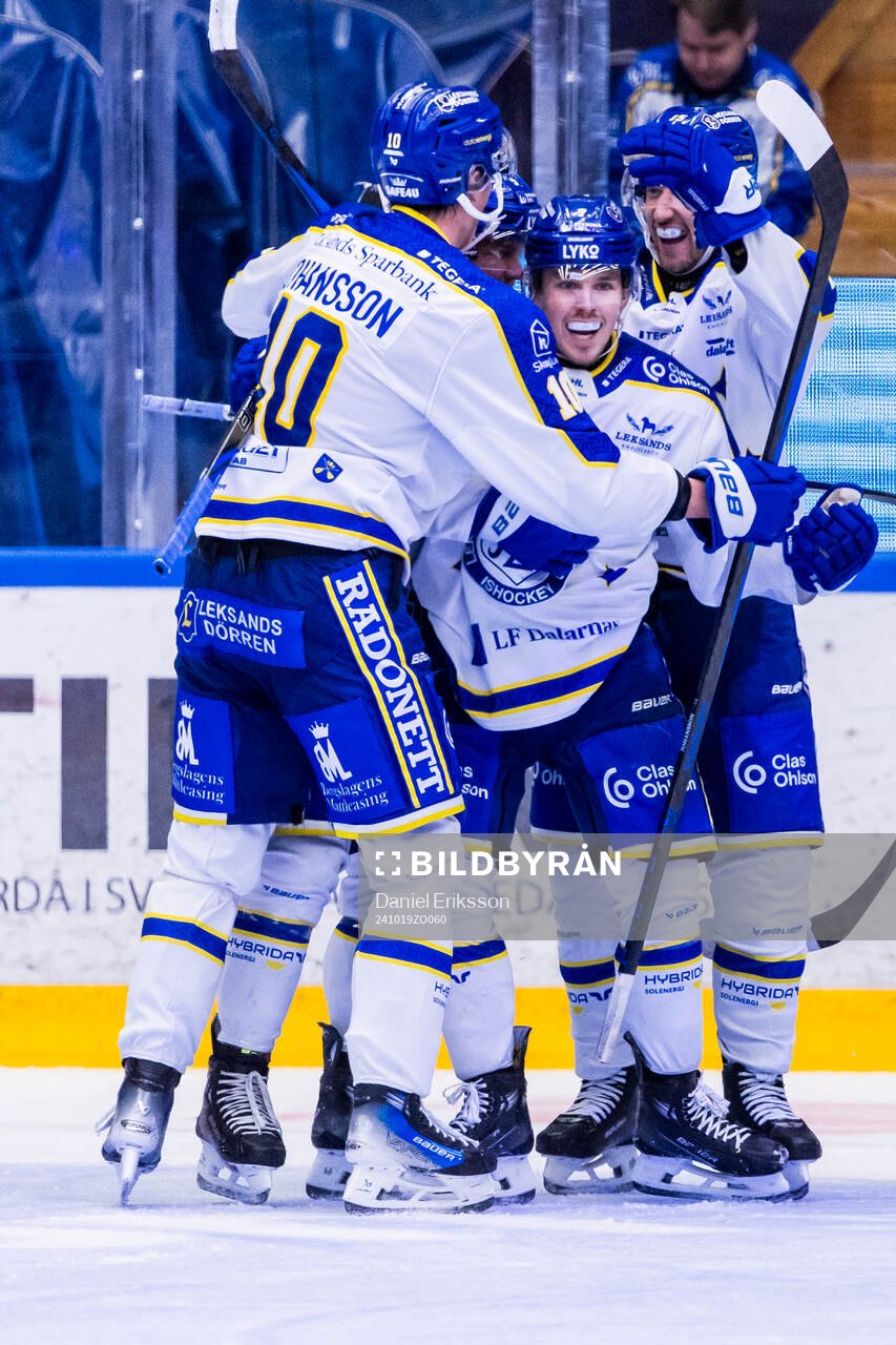 Leksands Marcus Karlberg jublar