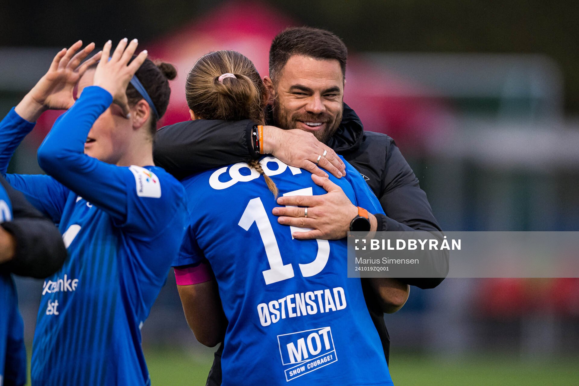 Martin Ho, head coach of Brann, celebrates