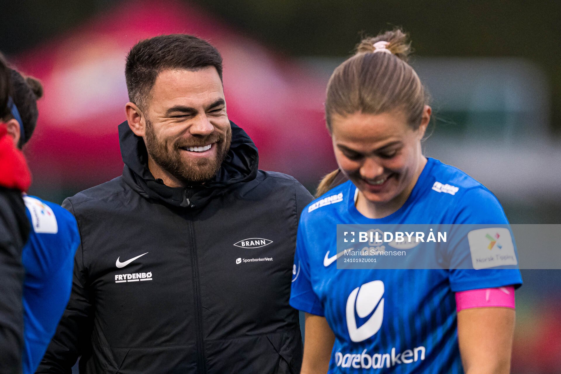 Martin Ho, head coach of Brann, celebrates