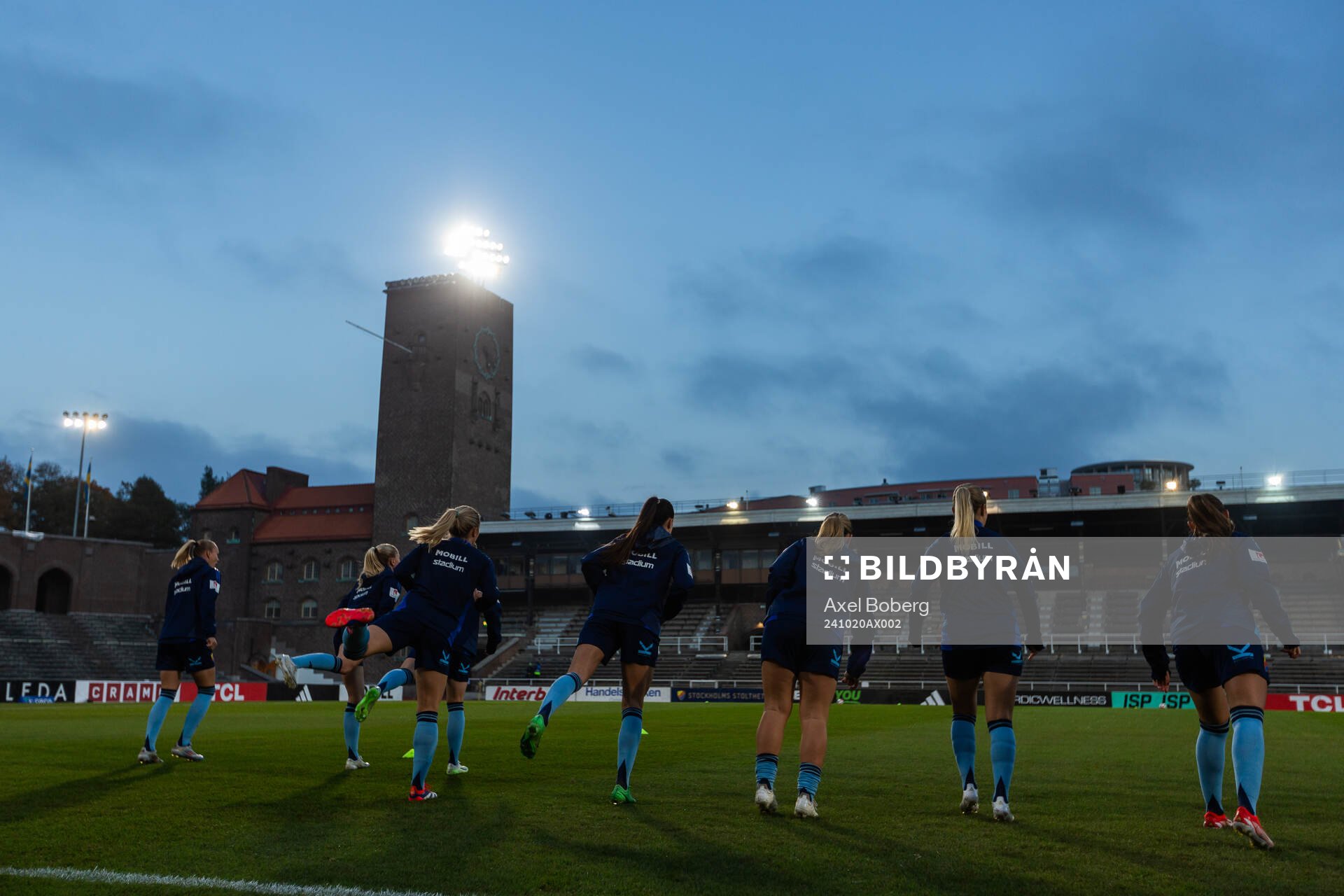 Djurgården värmer upp