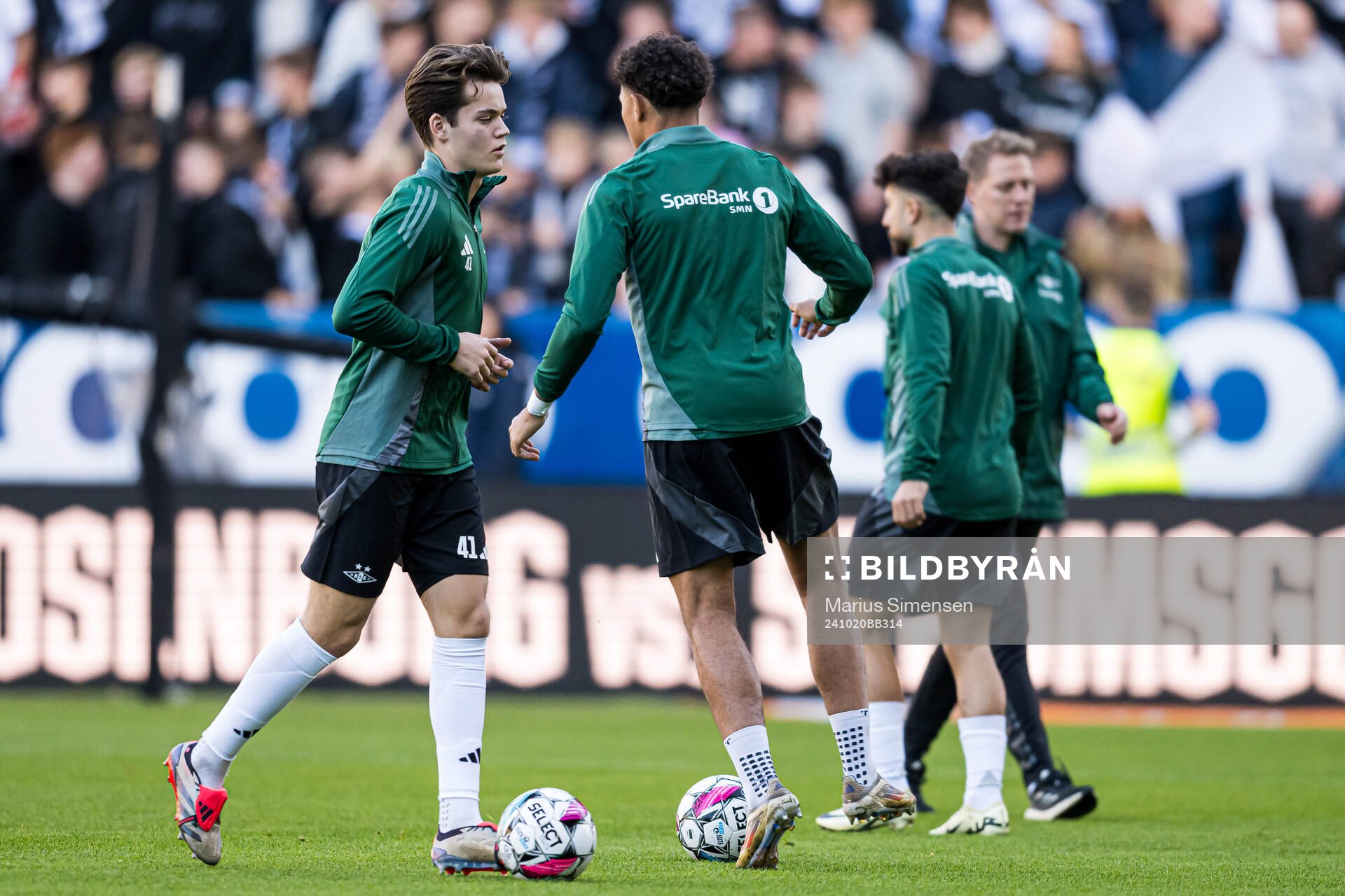 Sverre Halseth Nypan of Rosenborg warms up