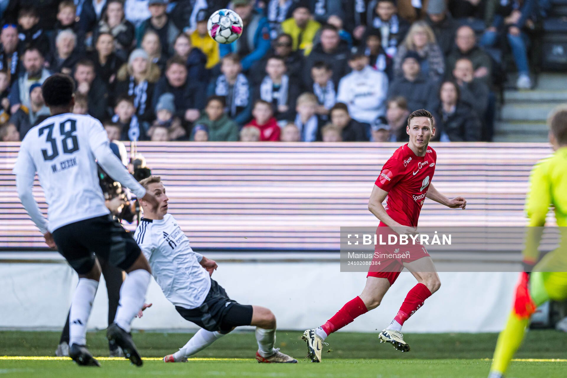Joachim Soltvedt of Brann during the Eliteserien match between Rosenborg and Brann on October 20, 2024 in Trondheim. 