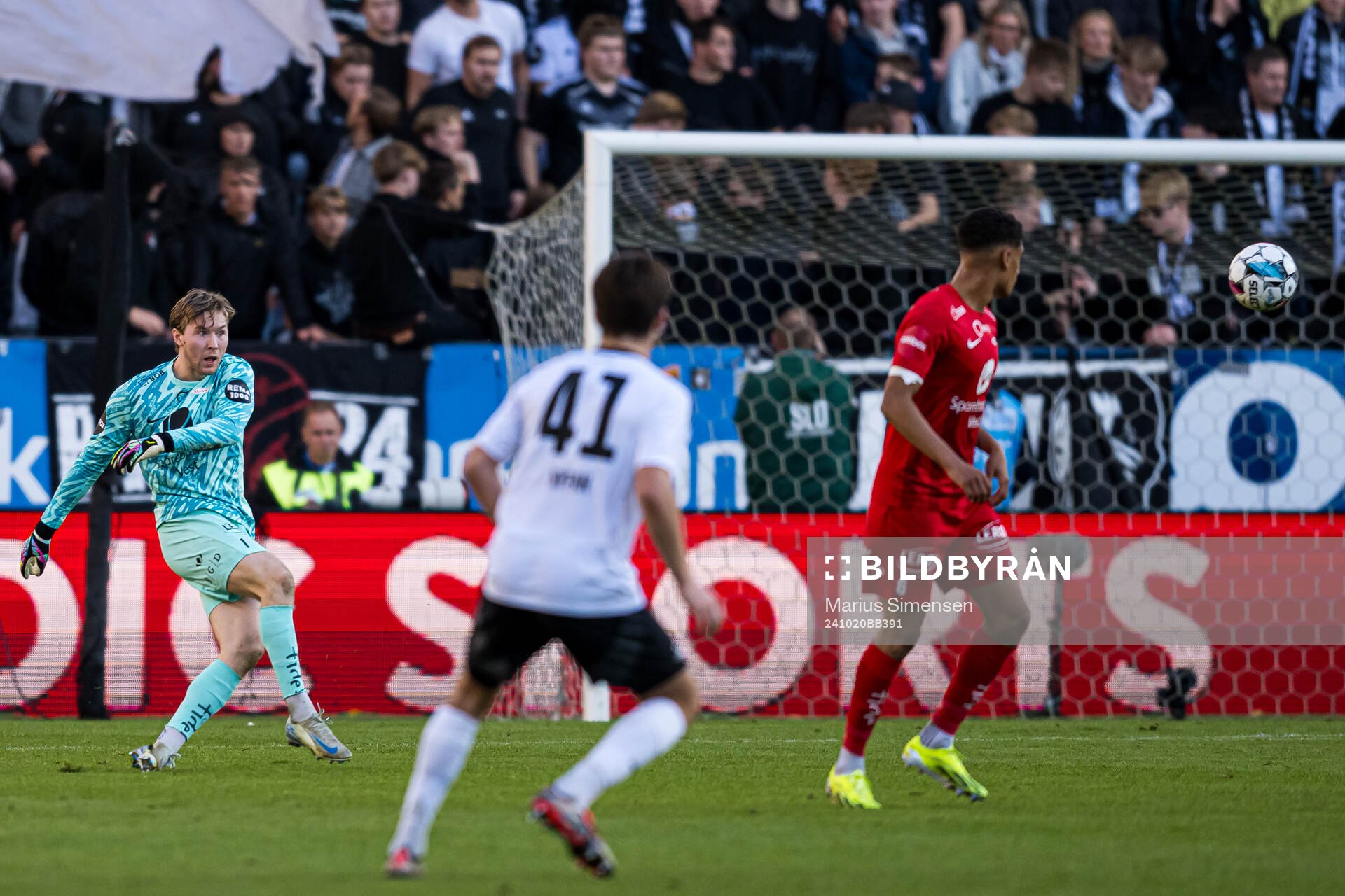 Mathias Dyngeland of Brann during the Eliteserien match between Rosenborg and Brann on October 20, 2024 in Trondheim. 