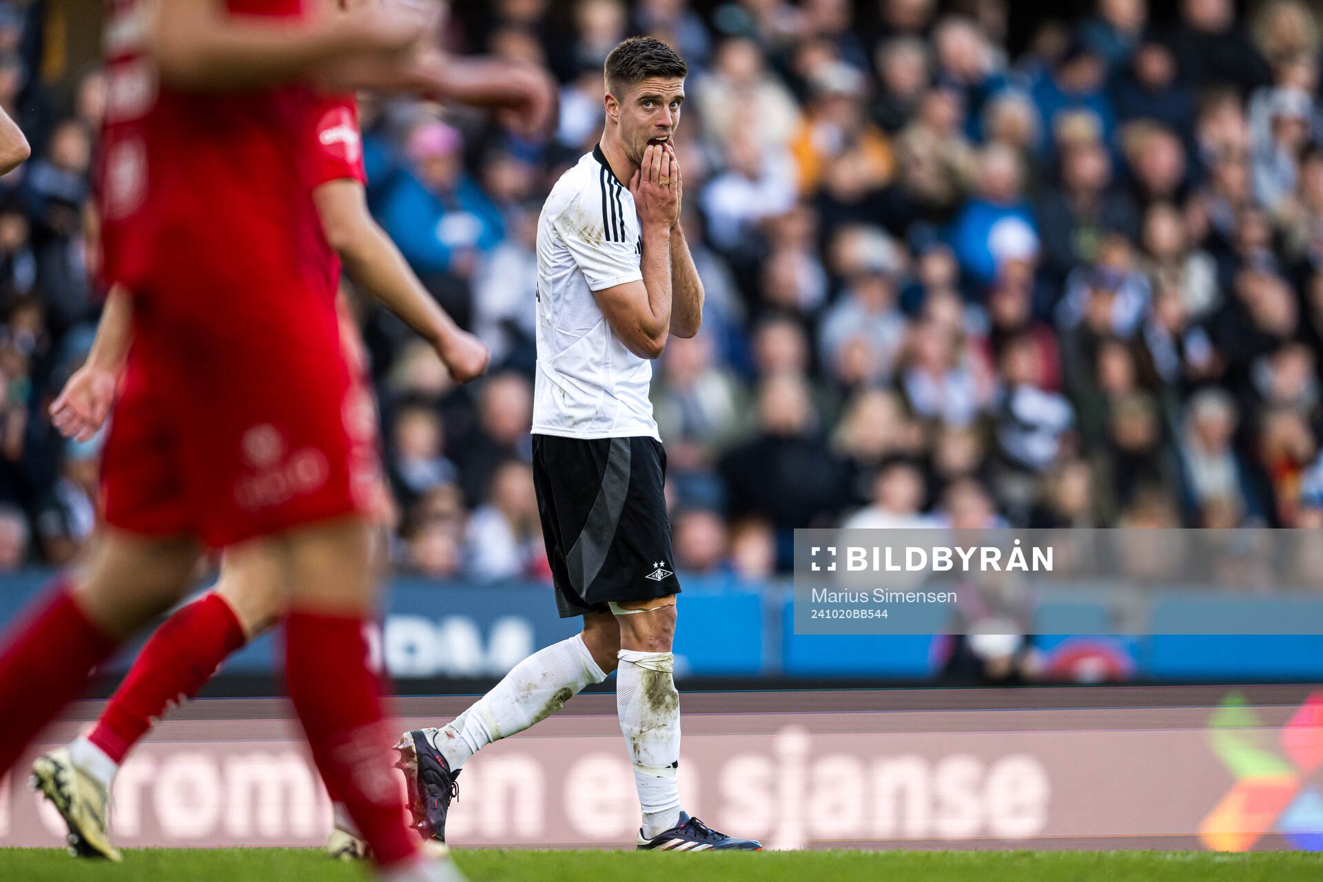 Markus Henriksen of Rosenborg looks dejected