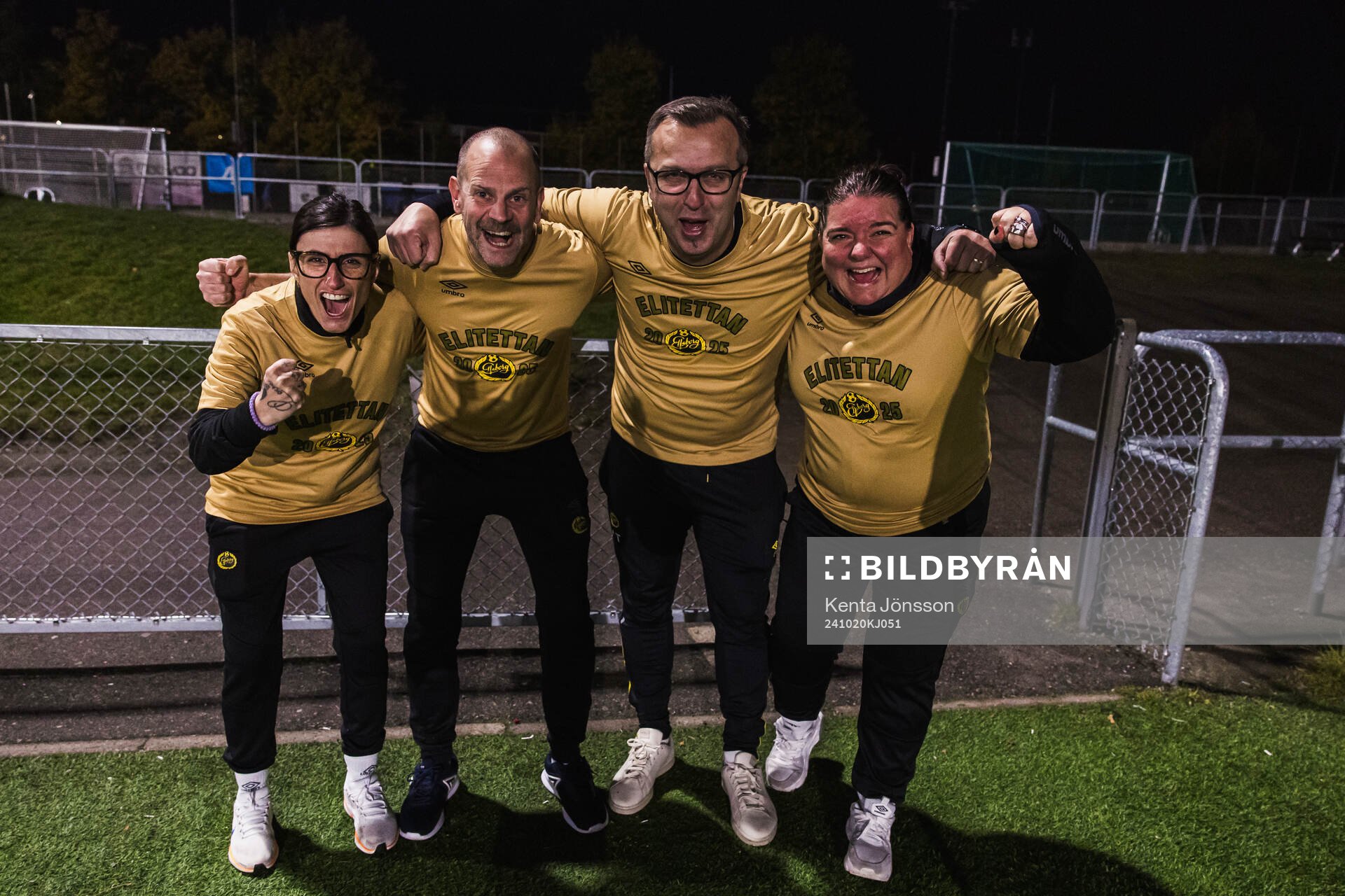 Elfsborgs ledare Mery Jadan, assisterande tränare Johan