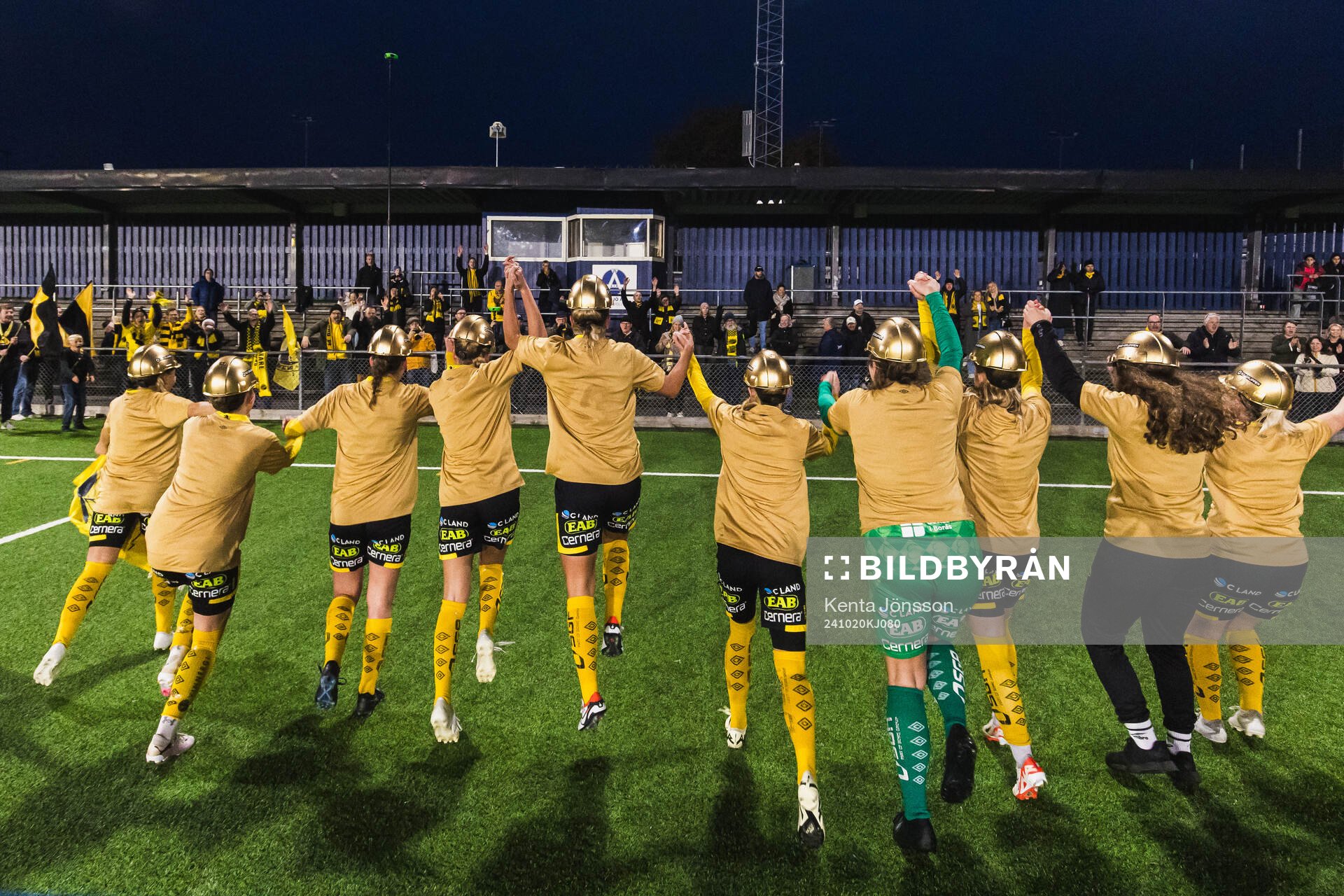 Elfsborgs spelare jublar