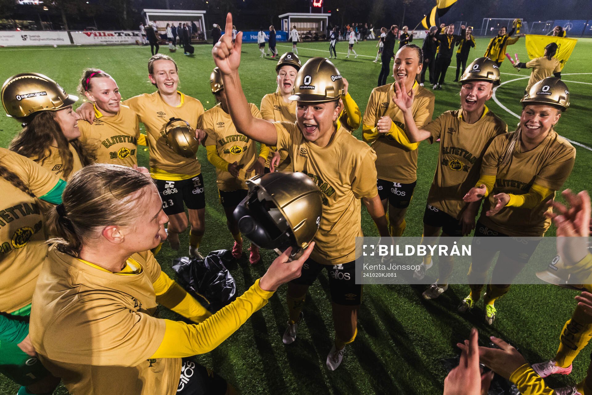 Elfsborgs spelare jublar