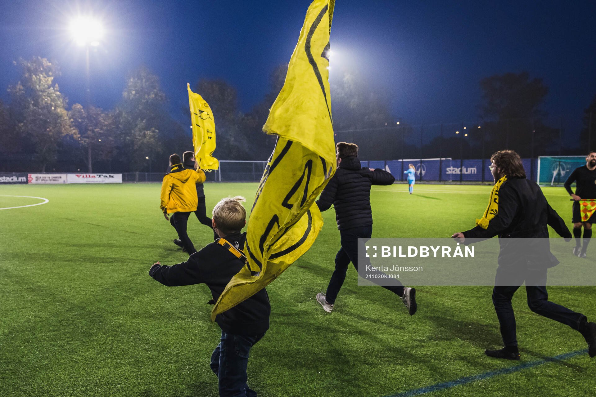 Elfsborgs supportrar jublar