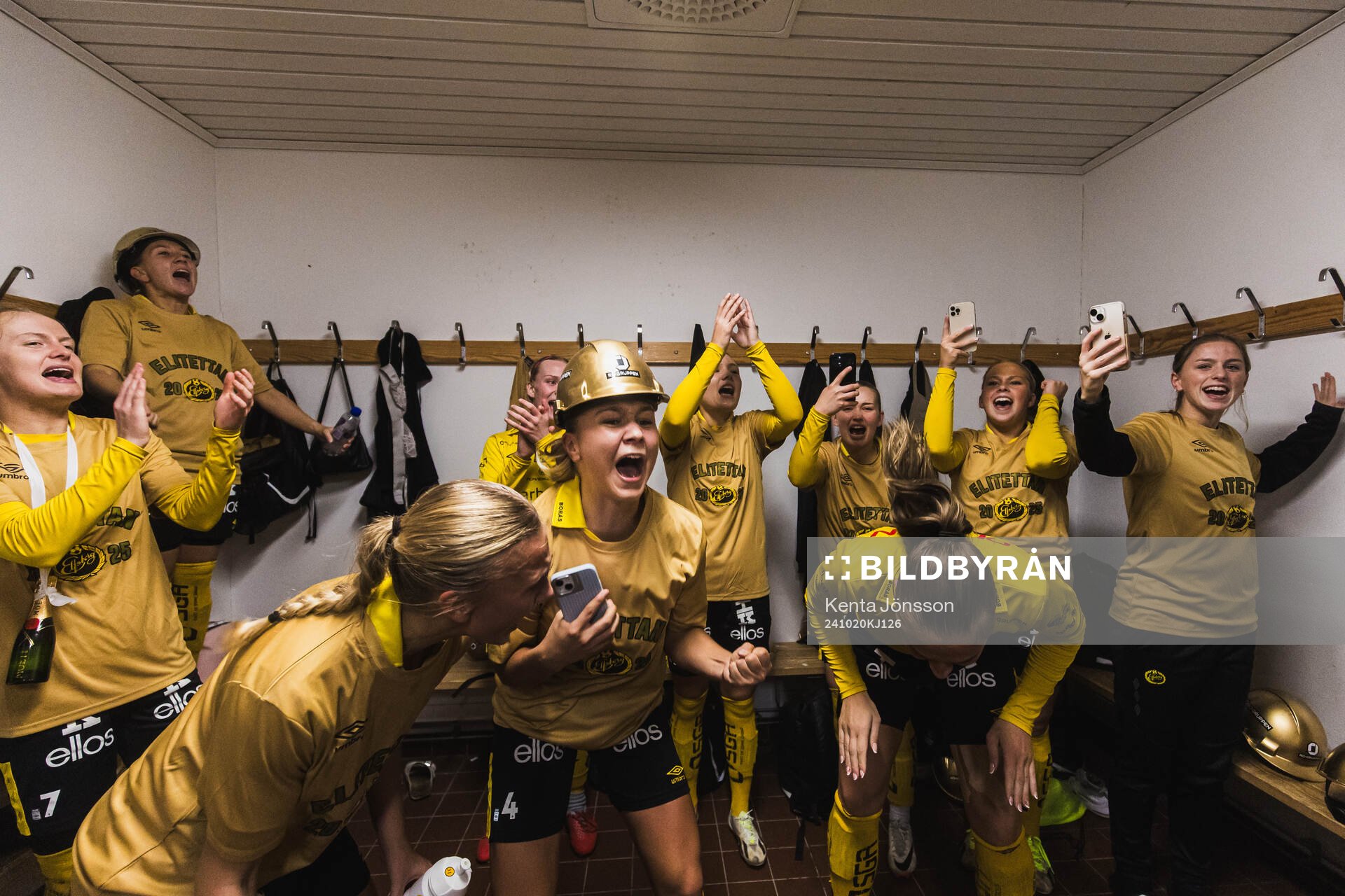 Elfsborgs Linn Sångberg, Alice Broman och Stina Jensen