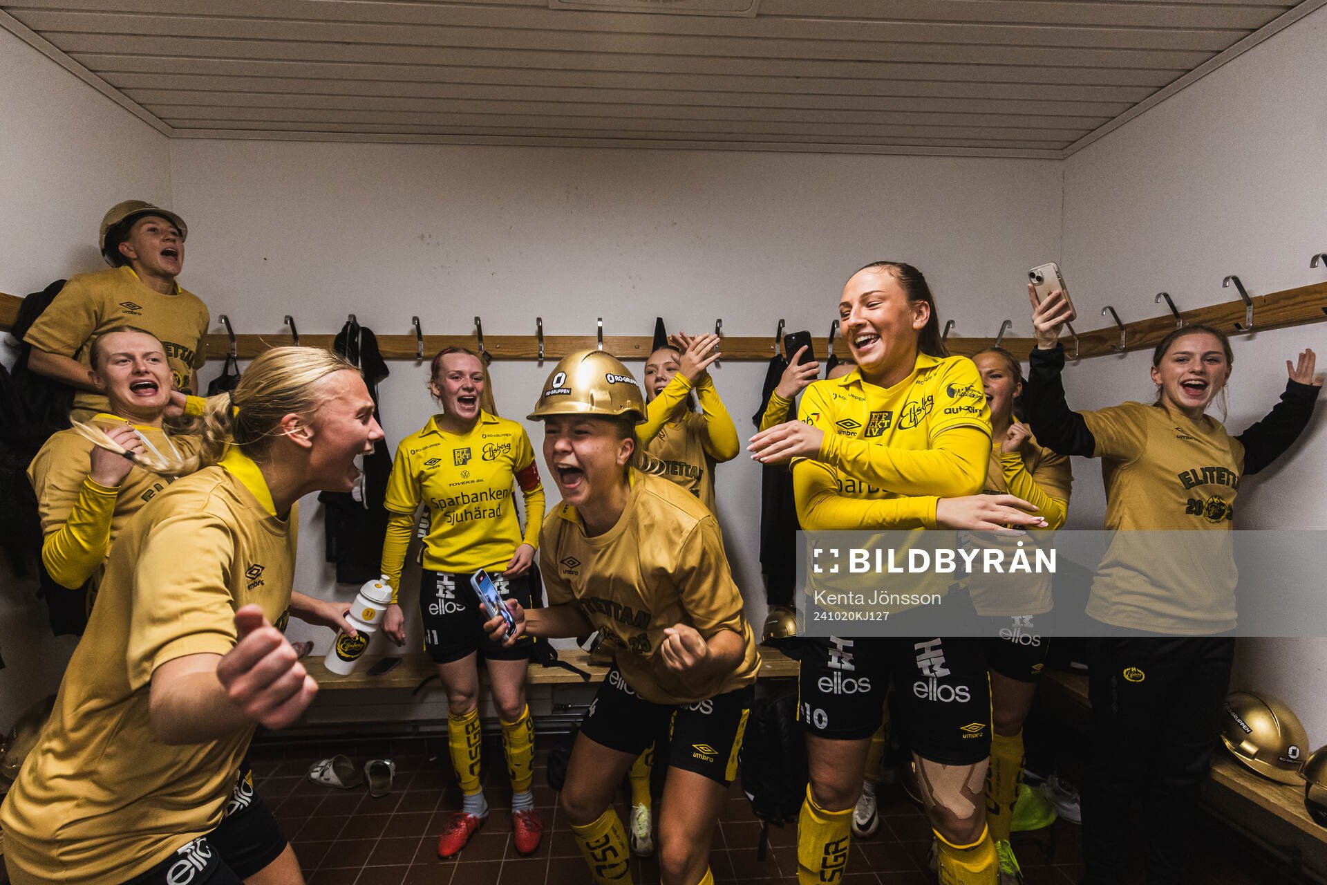Elfsborgs Linn Sångberg, Alice Broman och Stina Jensen