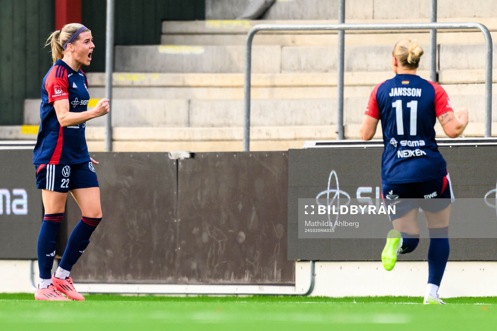 Rosengårds Olivia Schough jublar