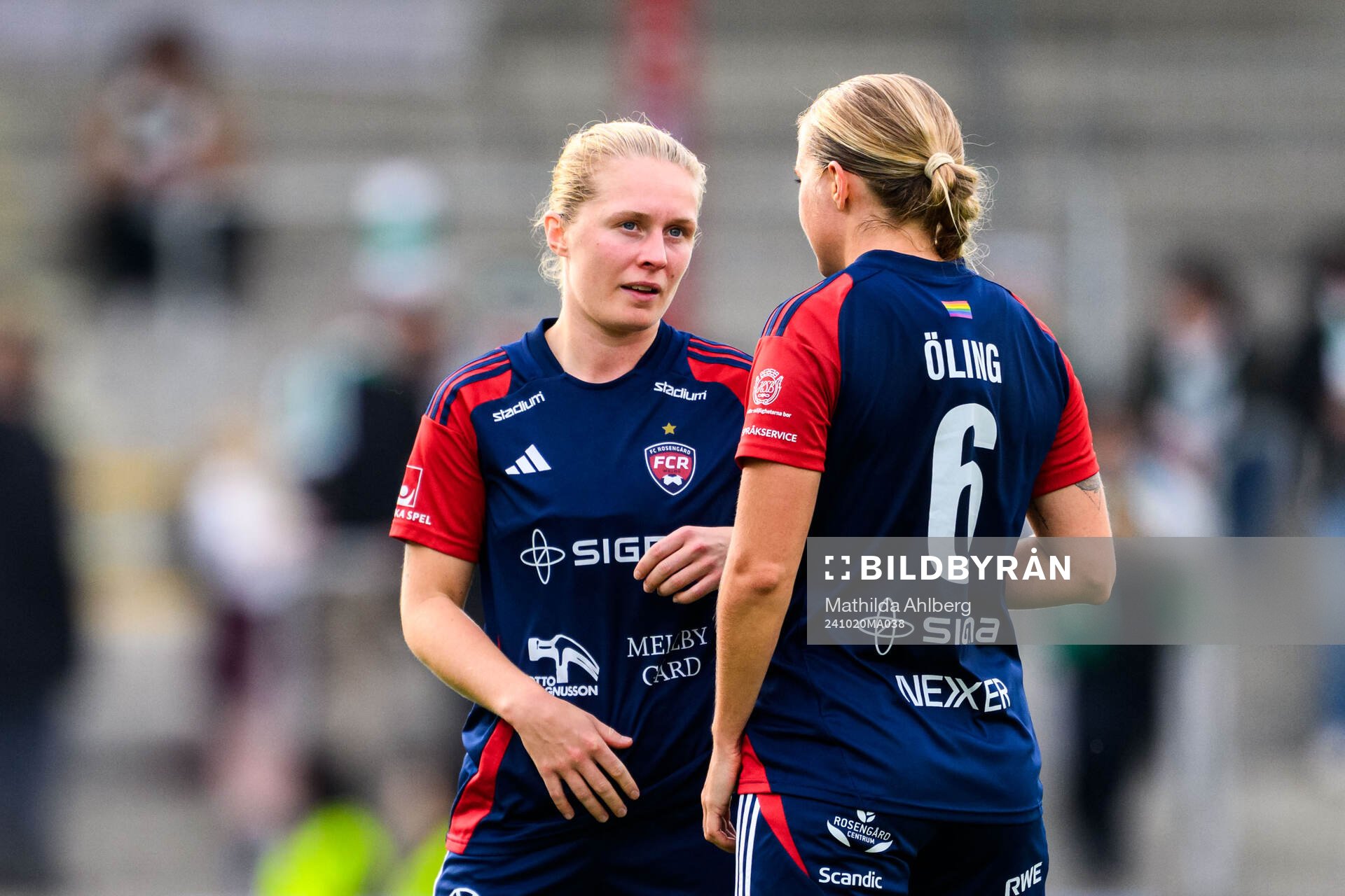 Rosengårds Emilia Larsson och Ria Noora Minerva Öling