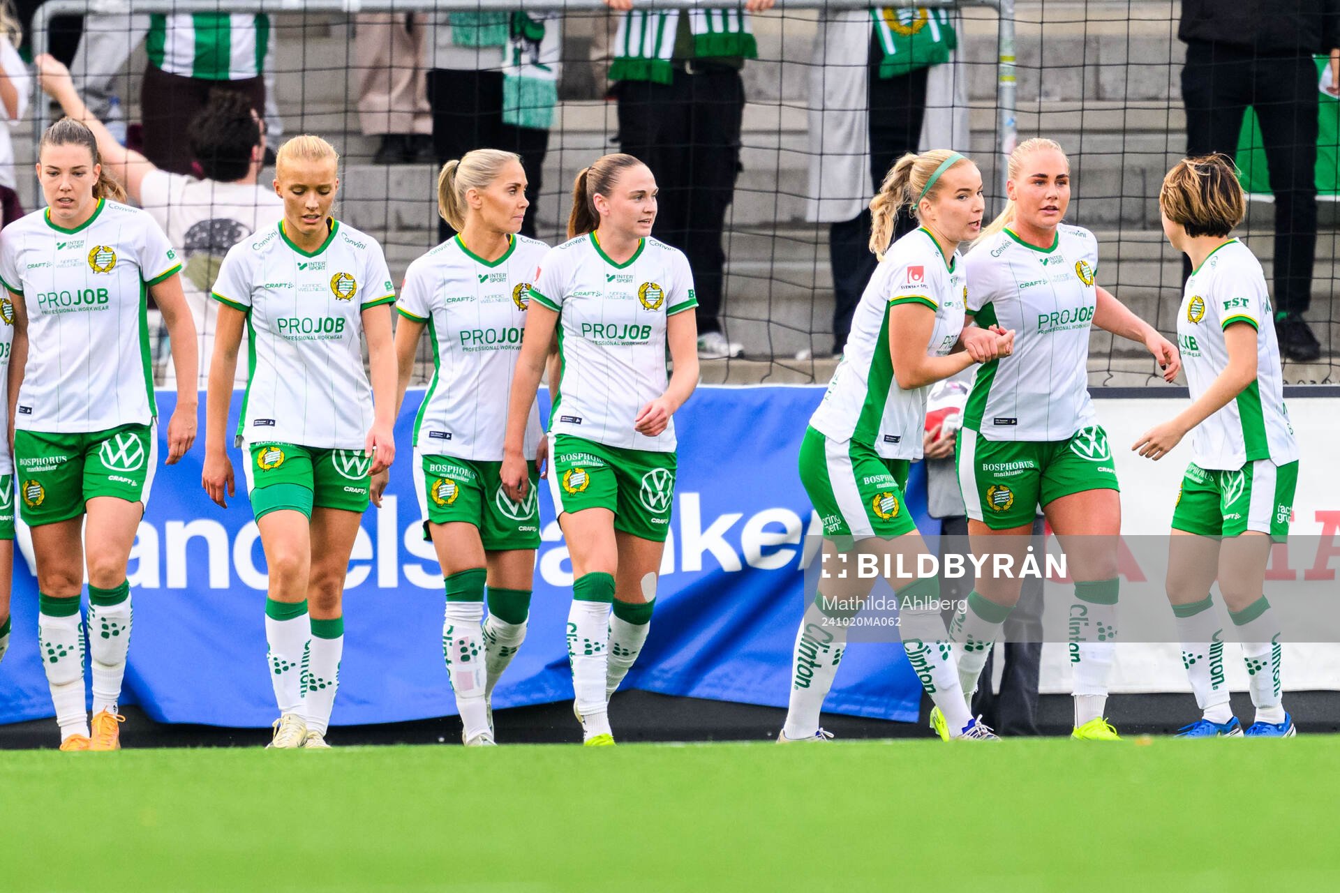Hammarbys Cathinka Tandberg jublar