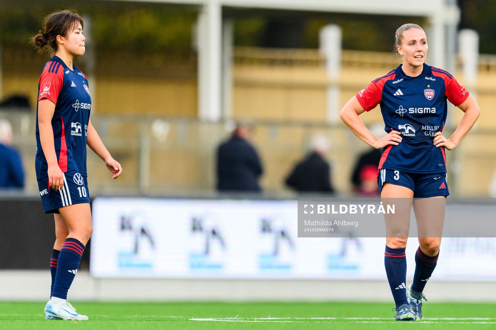 Rosengårds Momoko Tanikawa och Gudrun Arnardottir deppar