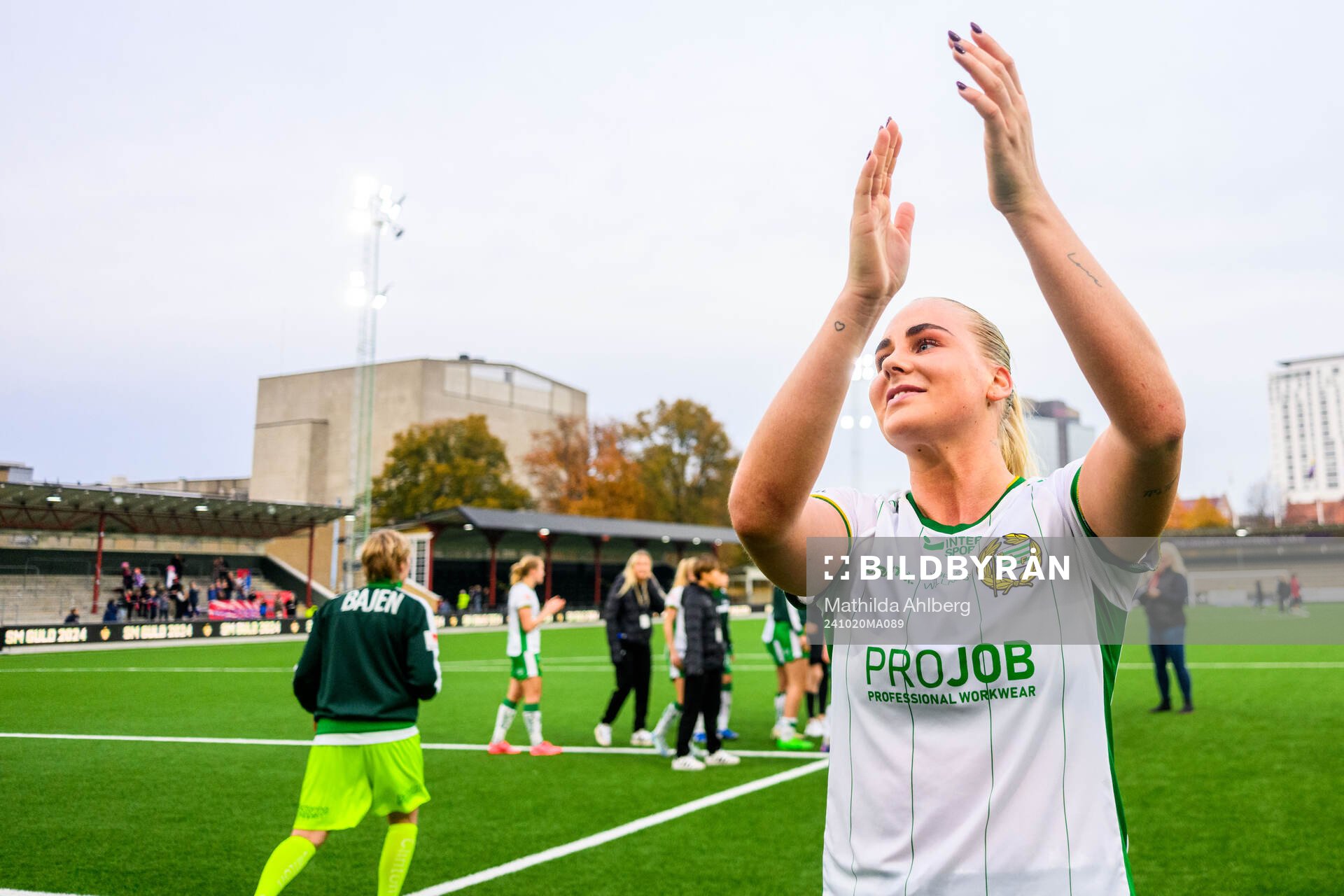 Hammarbys Cathinka Tandberg jublar