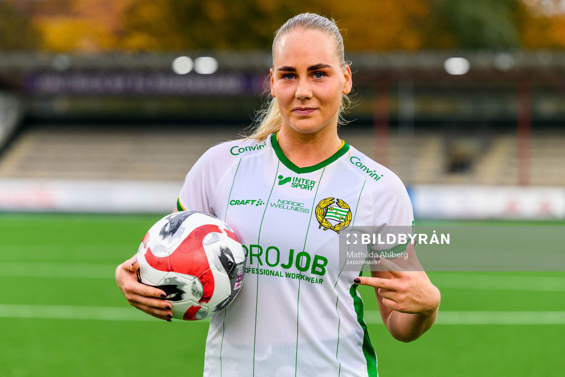 Hammarbys Cathinka Tandberg jublar