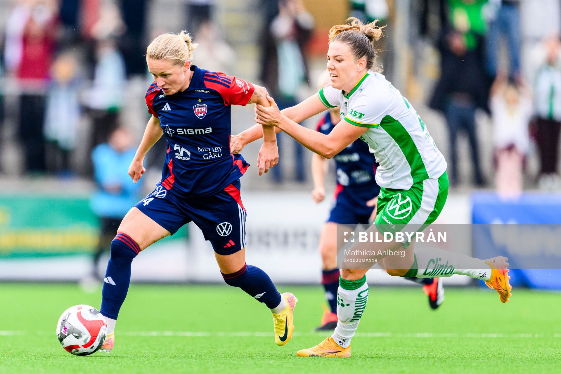 Rosengårds Emilia Larsson och Hammarbys Emma Westin