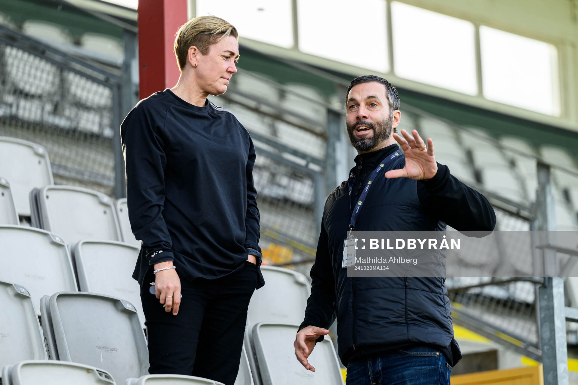 Rosengårds avgående sportchef Therese Sjögran och