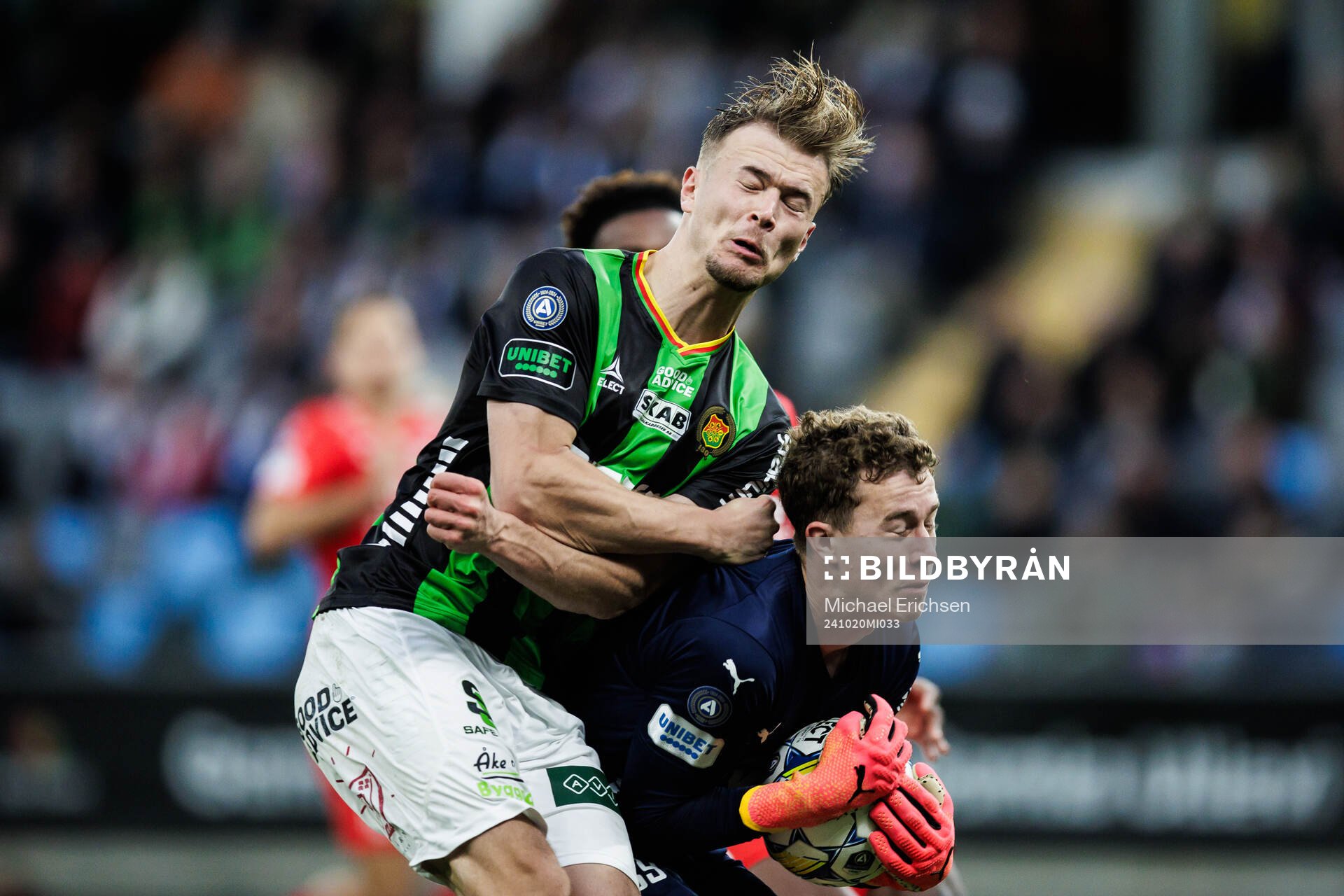 GAIS Alexander Ahl Holmström och Värnamos Viktor Andersson
