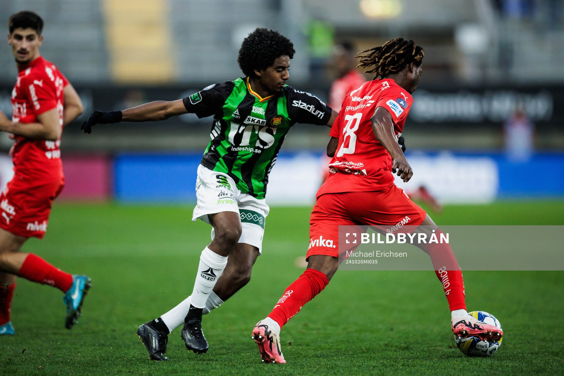GAIS Harun Ibrahim och Värnamos Frank Junior Adjei