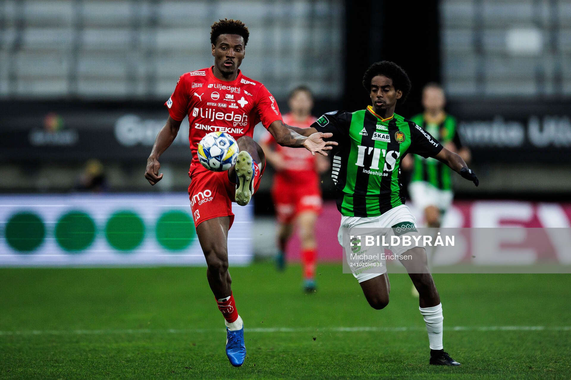 Värnamos Samuel Kotto och GAIS Harun Ibrahim