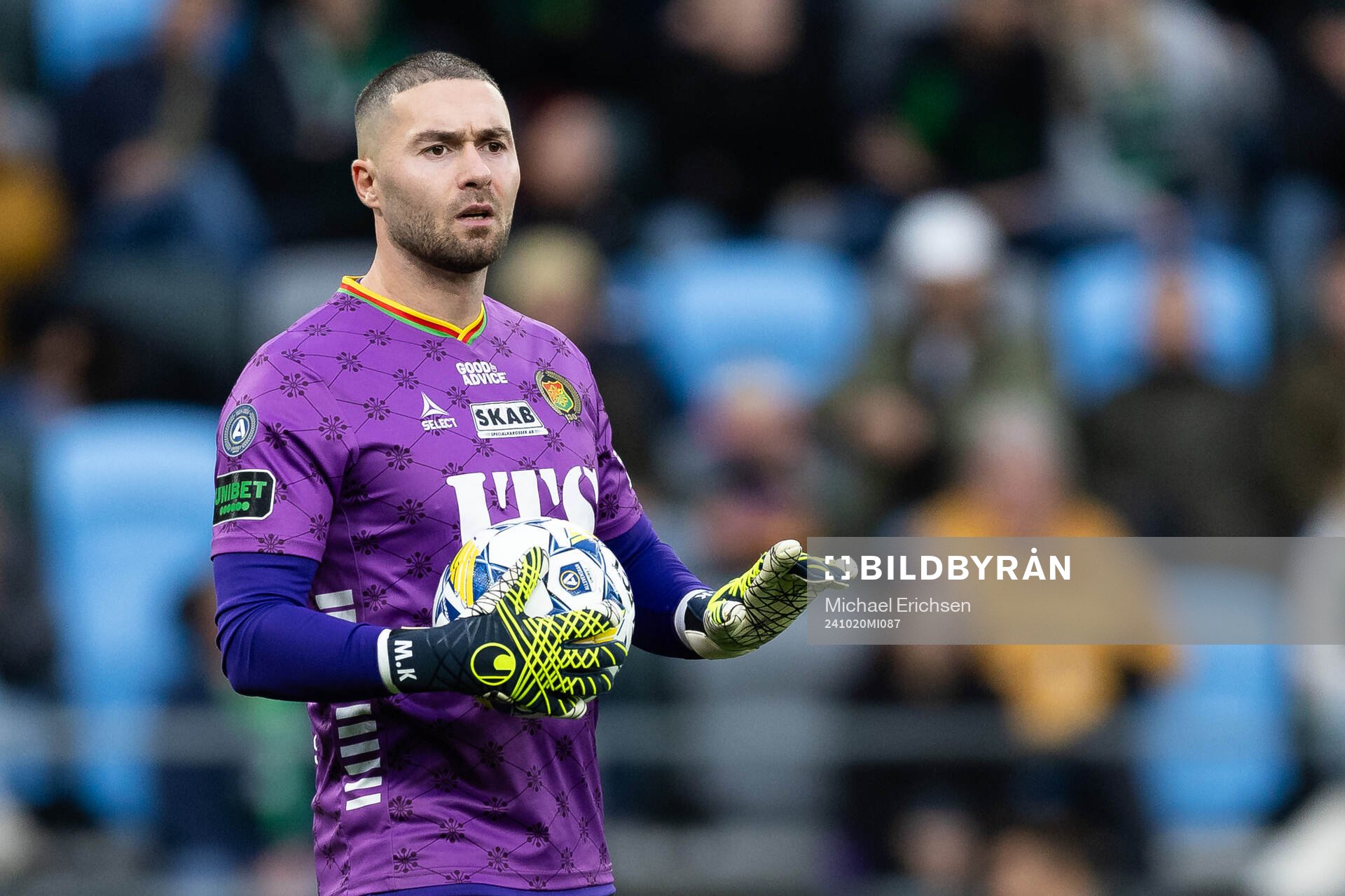 GAIS målvakt Mergim Krasniqi