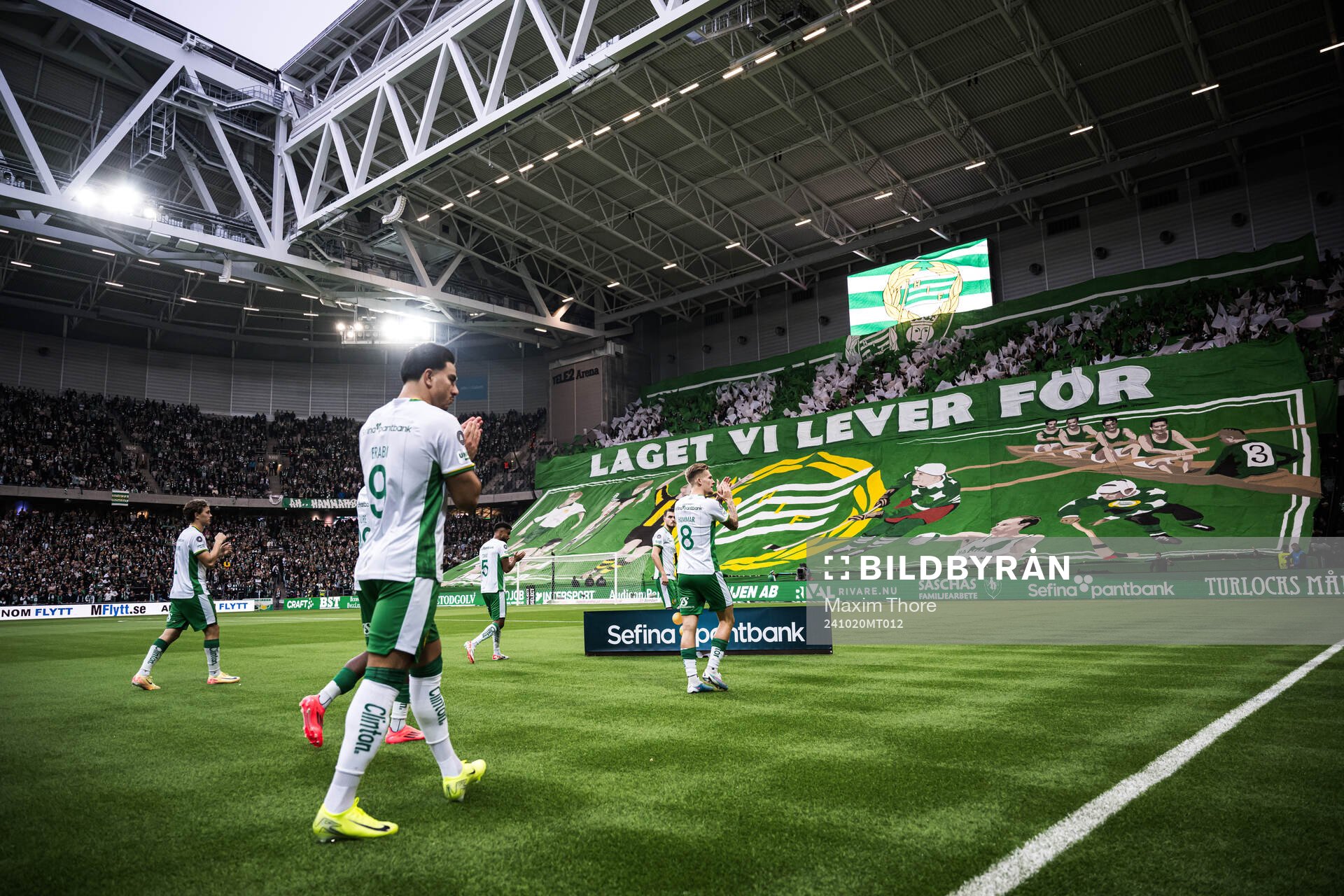 Hammarbys Jusef Erabi och Fredrik Hammar