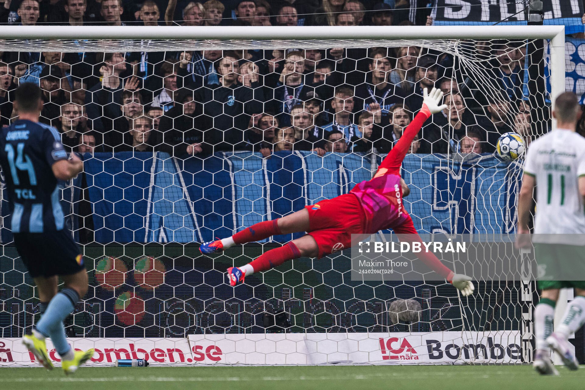Djurgårdens Jacob Rinne släpper in 2-0