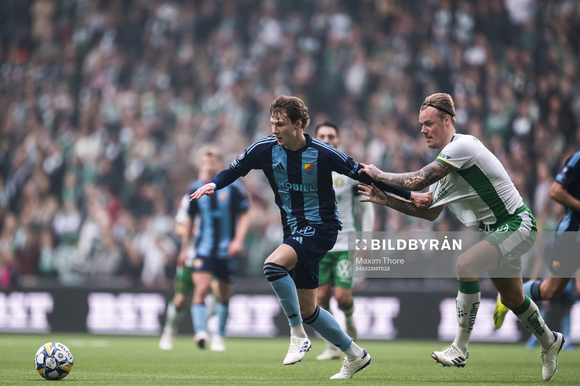 Djurgårdens August Priske Flyger och Hammarbys Victor