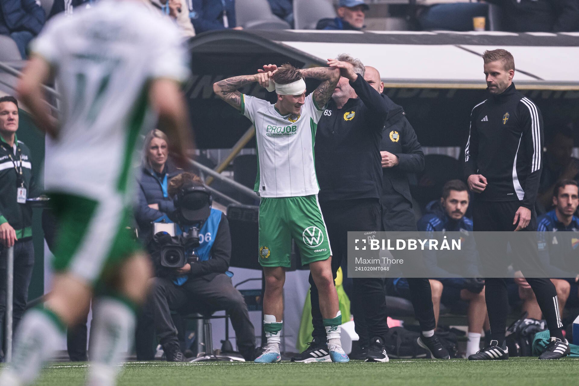 Hammarbys Fredrik Hammar får vård