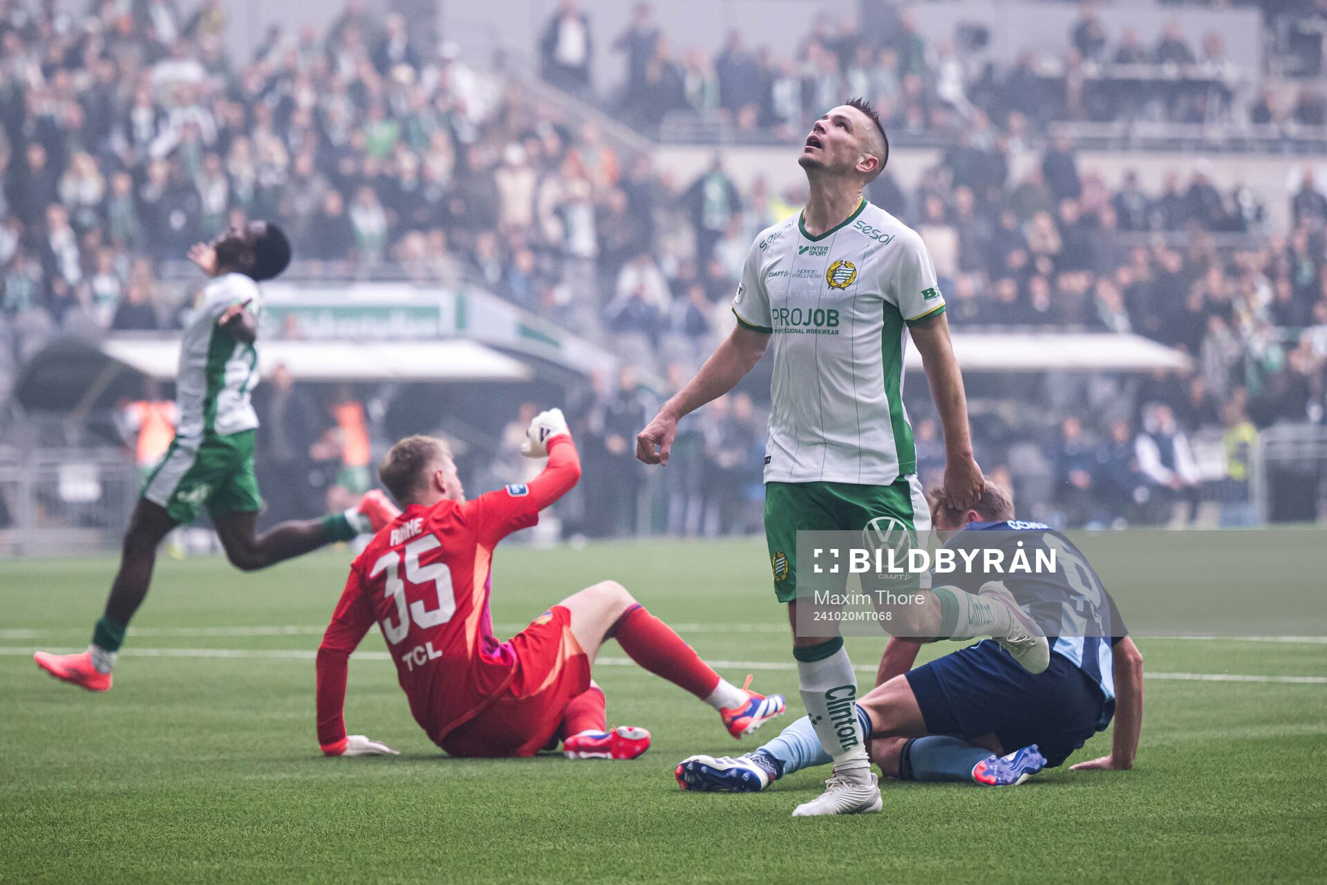 Hammarbys Oscar Johansson Schellhas deppar