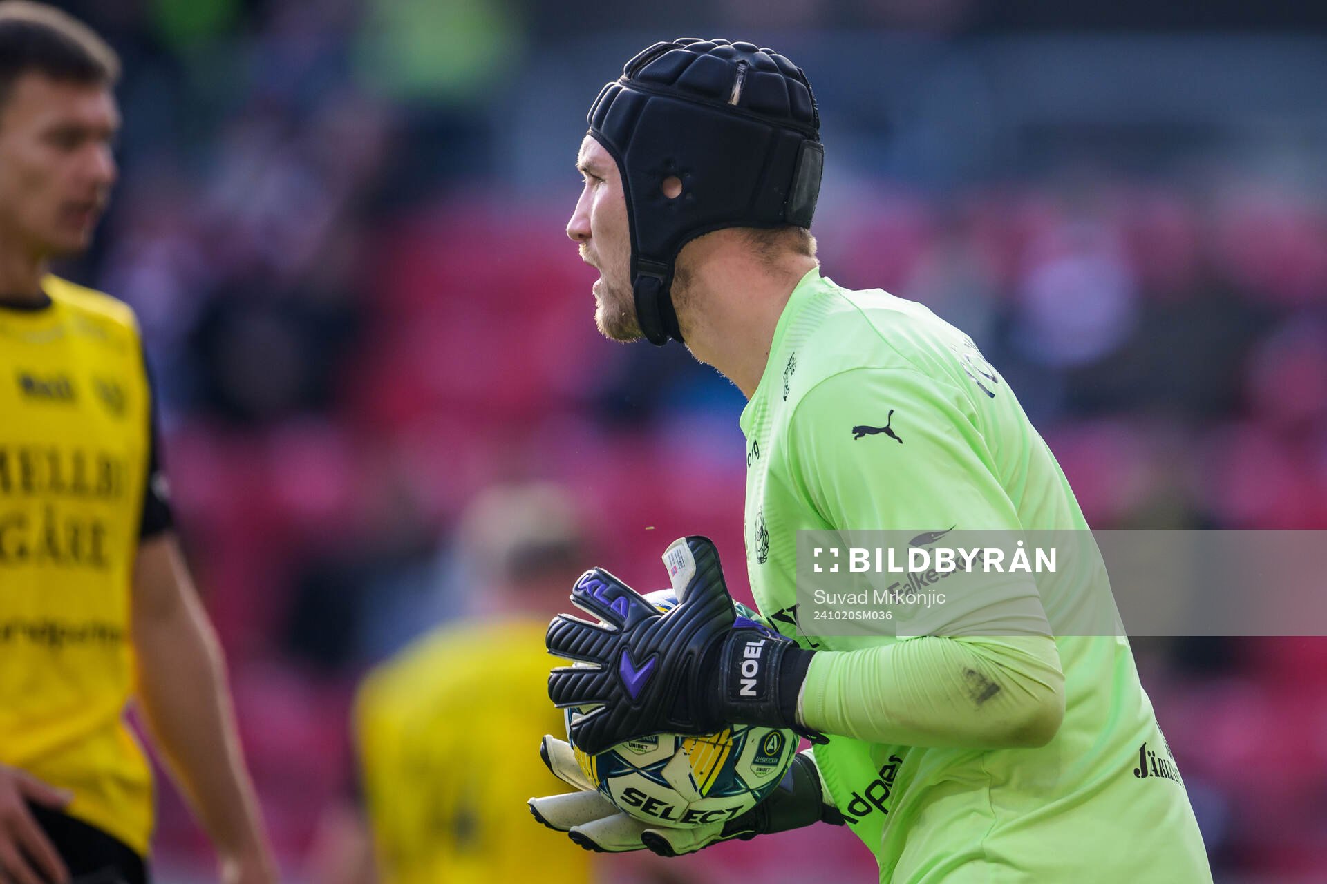 Mjällbys målvakt Noel Törnqvist