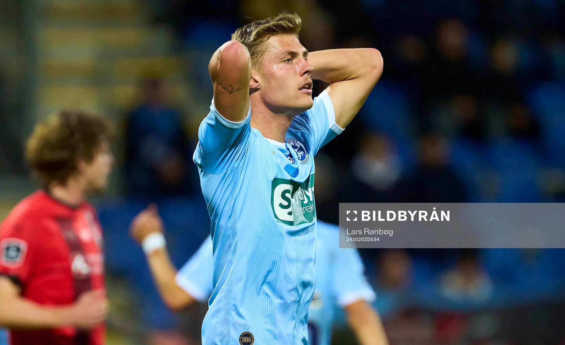 HADERSLEV, DENMARK - OCTOBER 20: Lukas Björklund of